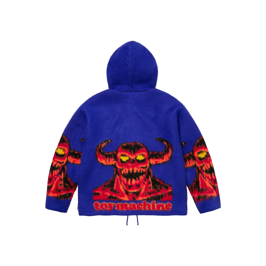 Supreme x Toy Machine Zip Up Hooded Sweater Blue - 24SS 상세 이미지 2