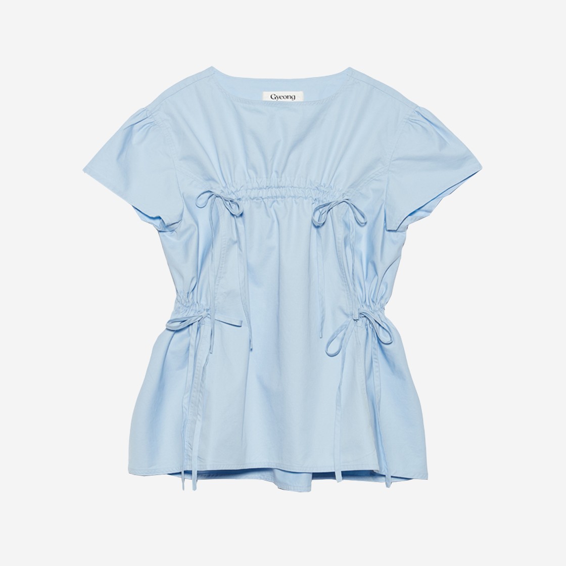 Gyeong String Mini Dress Sky Blue 상세 이미지 1