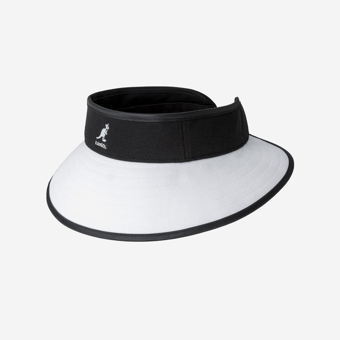 Kangol Golf Sun Visor Black White 상세 이미지 1