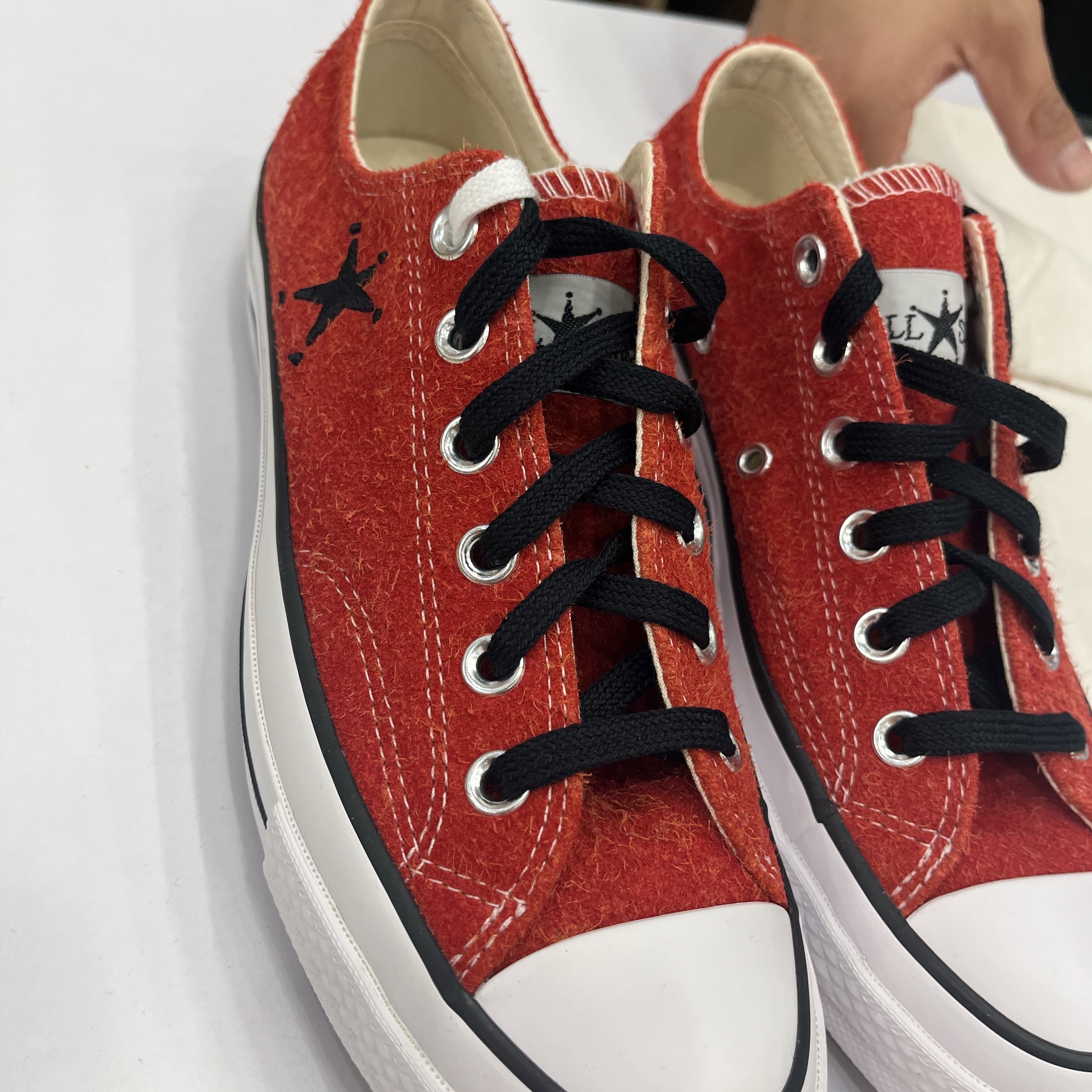 Stussy Zip Work Jacket City Link Denim Washed Black, Undermycar Walrus Dirty Paint Coated Damage Sweatpants Castlerock - 23SS 착용 스타일 - 4