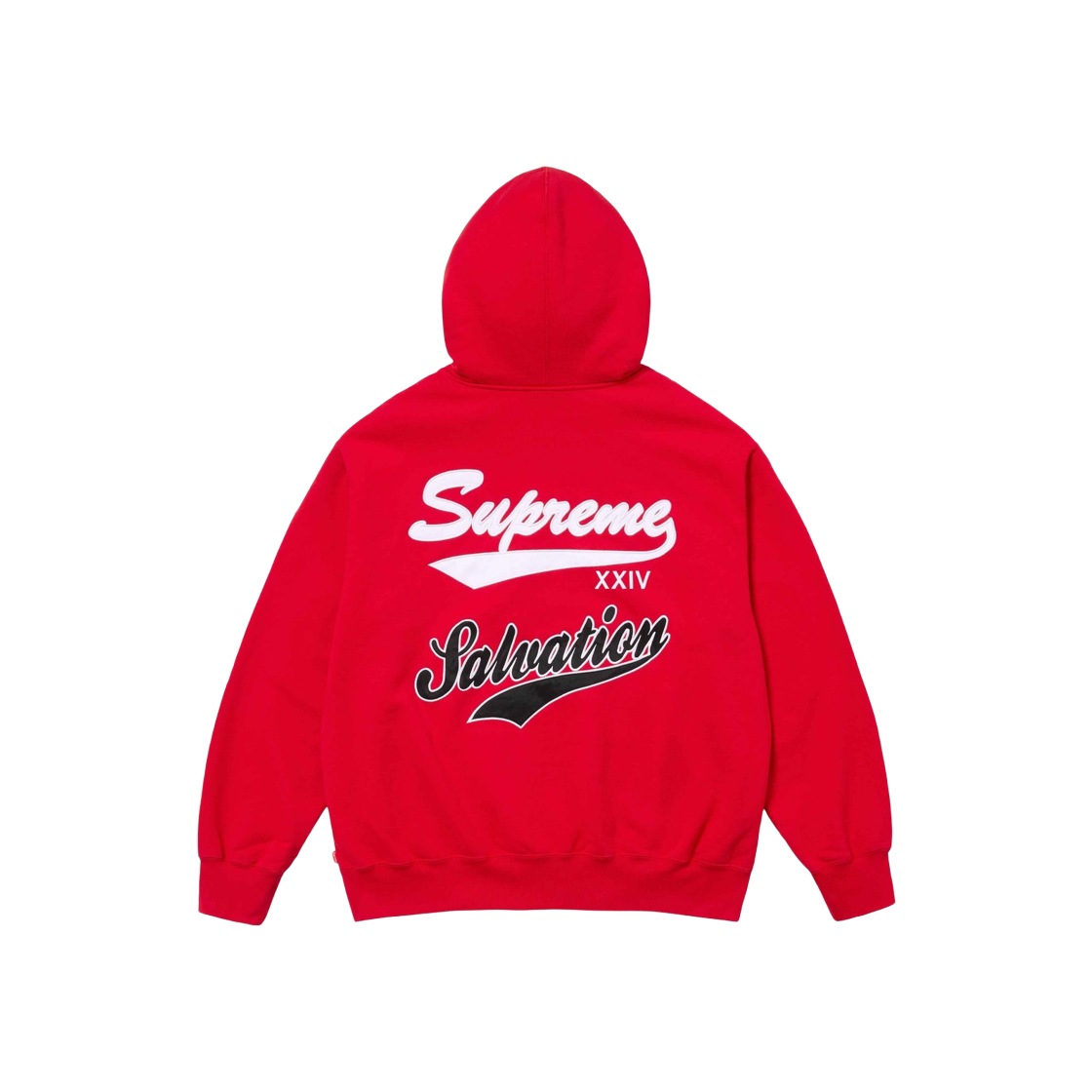 Supreme Salvation Zip Up Hooded Sweatshirt Red - 24SS 상세 이미지 1