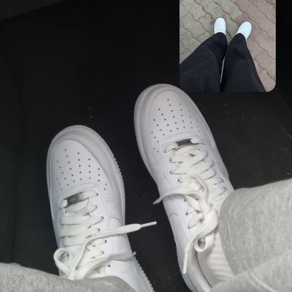 Nike Air Force 1 '07 Low White 착용 스타일