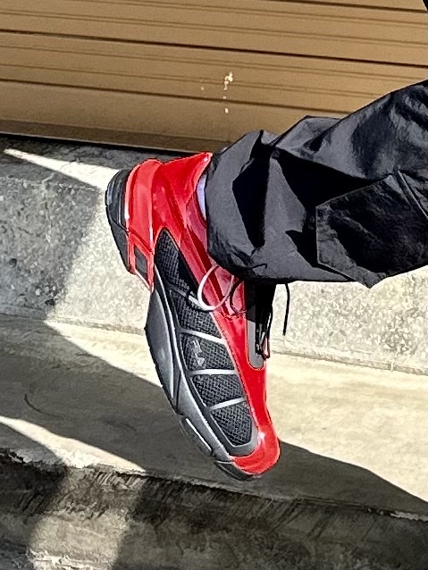 Fila Replica 2002 Black Red 착용 스타일 - 5