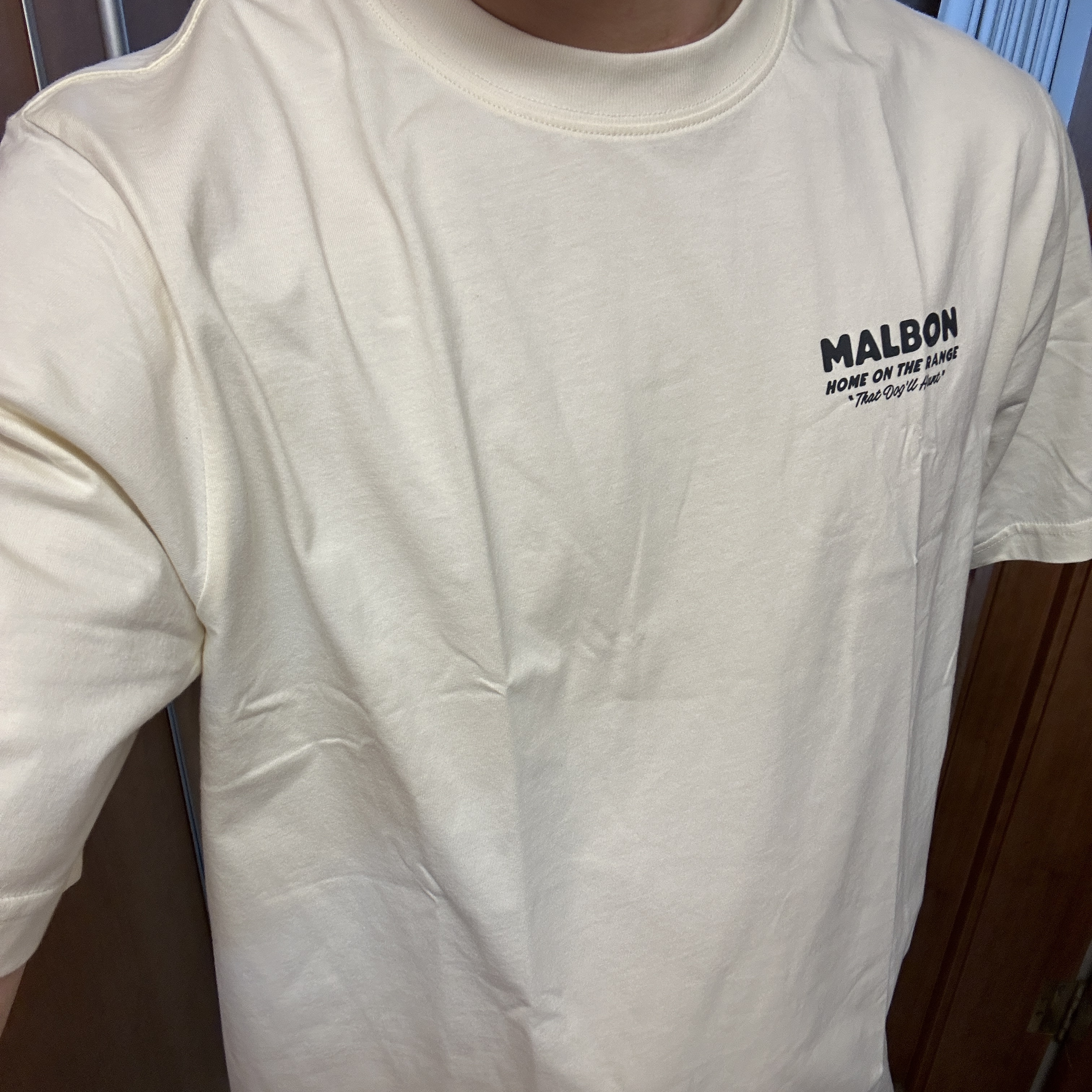 Malbon Golf H.O.T.R. SS T-Shirt Snow 착용 스타일
