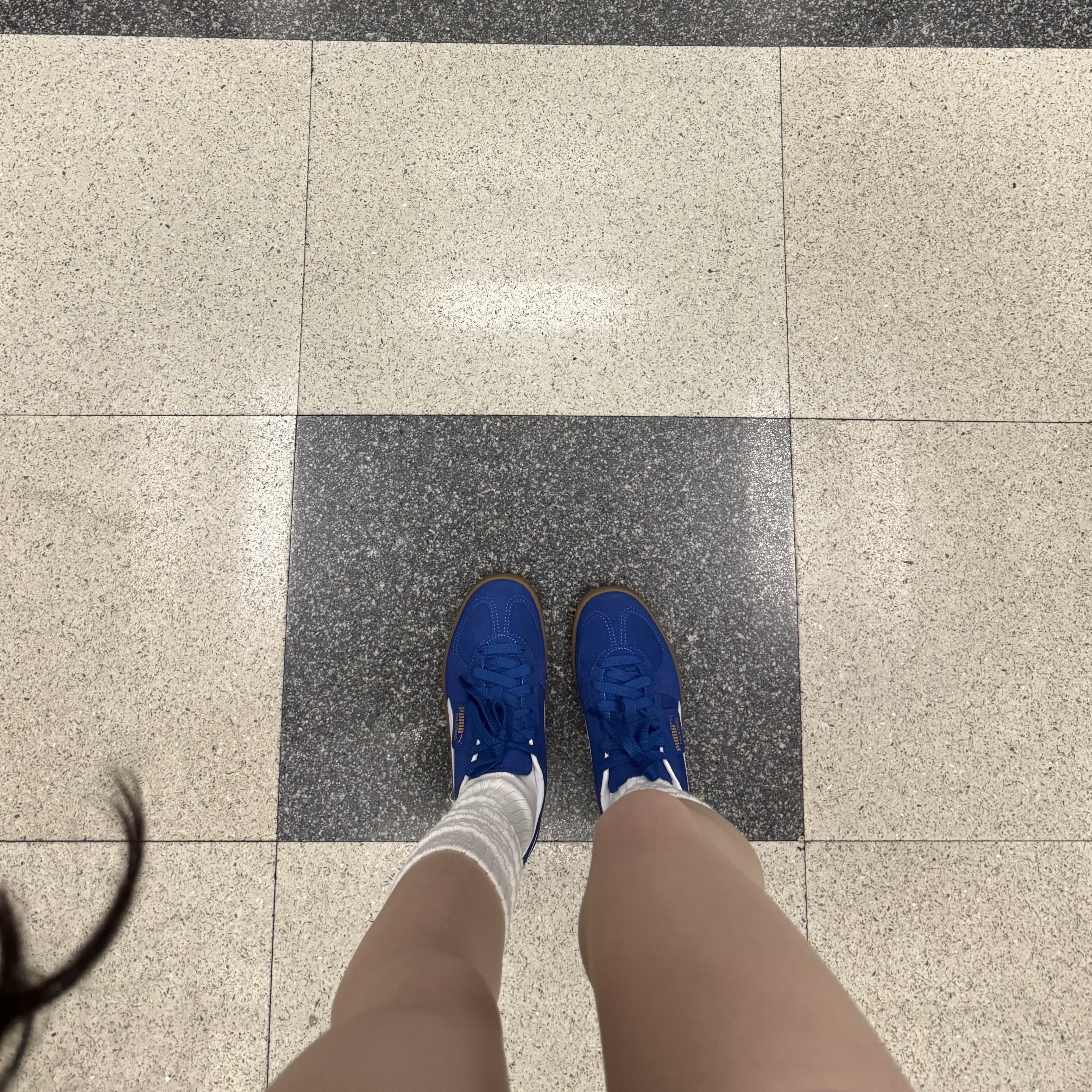 Puma Palermo Cobalt Glaze White 착용 스타일
