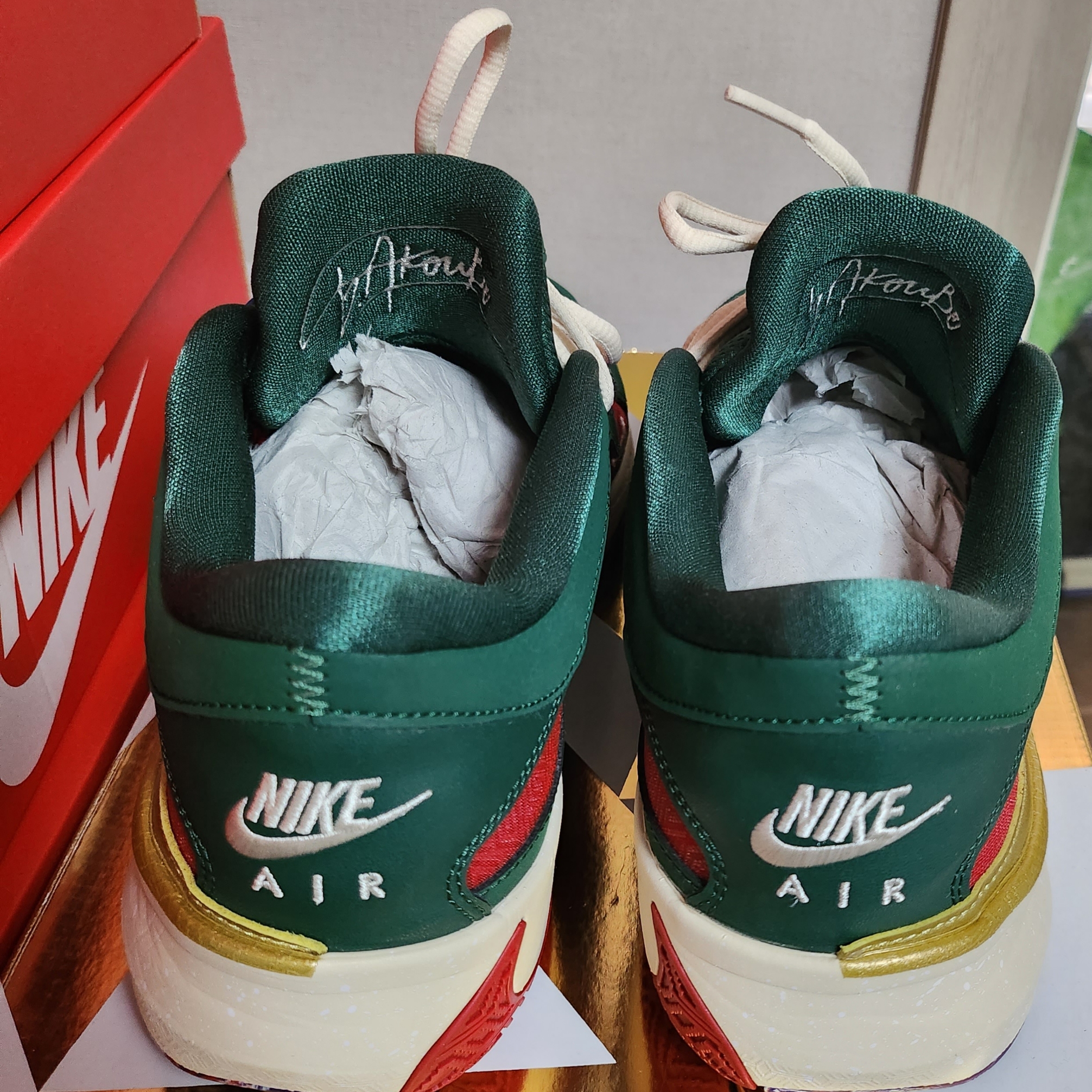 Nike Zoom Freak 5 EP Gym Red 착용 스타일 - 3