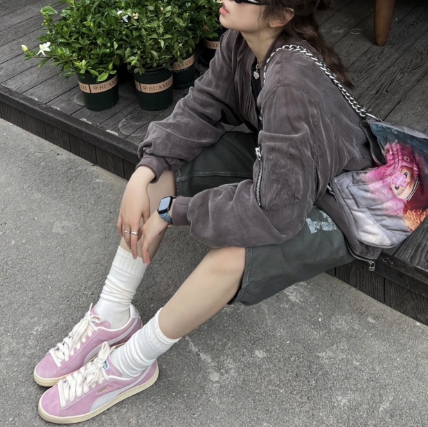 Puma x Rhuigi Suede B-boy American Beauty 착용 스타일