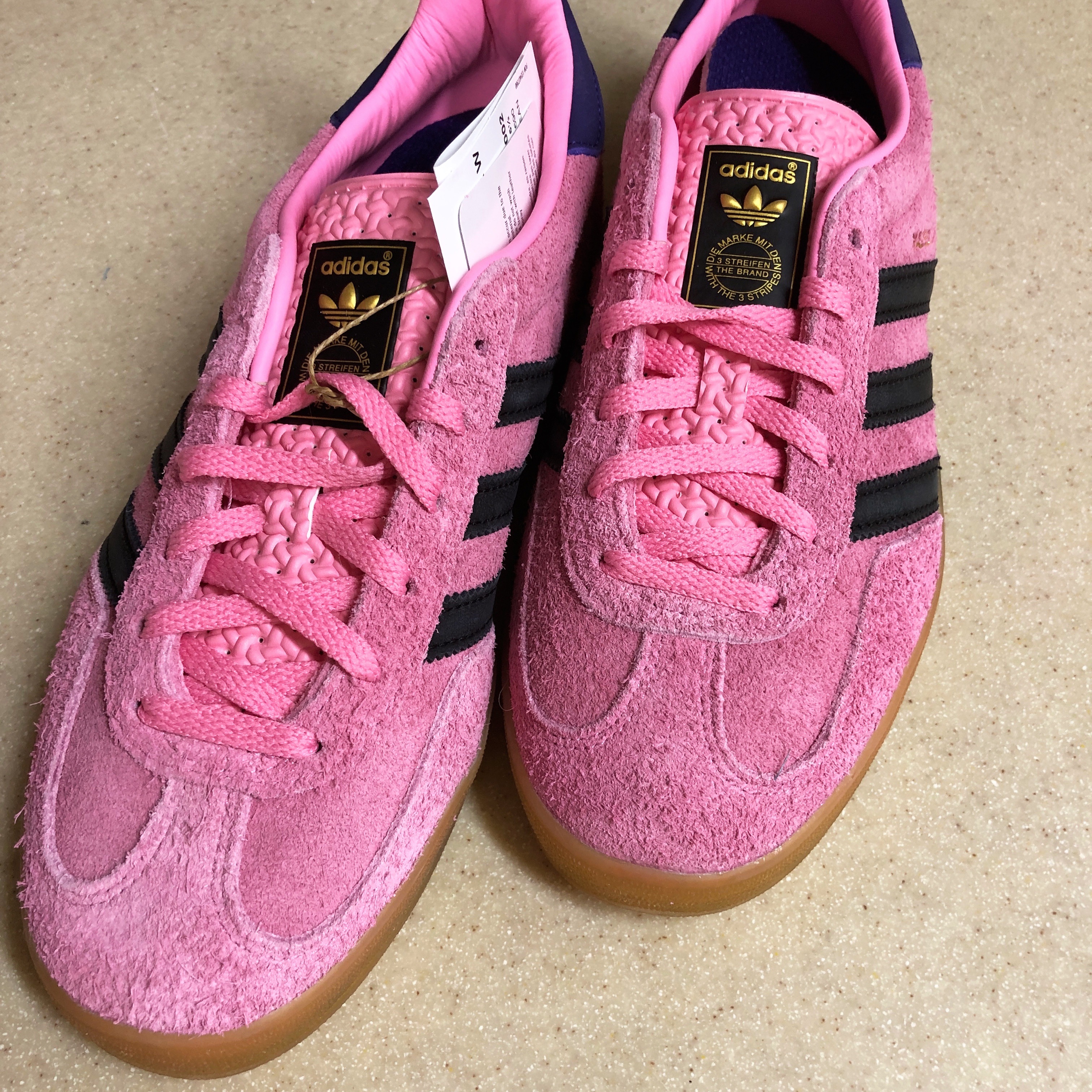 (W) Adidas Gazelle Indoor Bliss Pink 착용 스타일 - 3