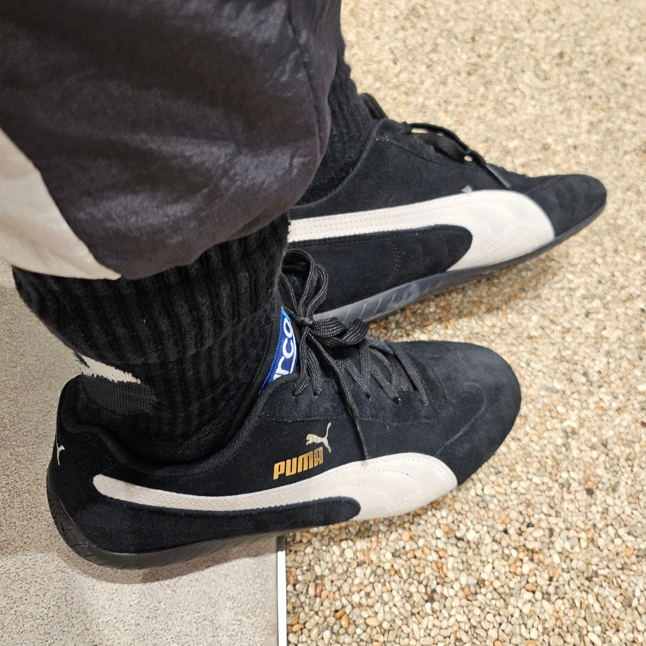 Puma Speedcat OG Sparco Black White 착용 스타일