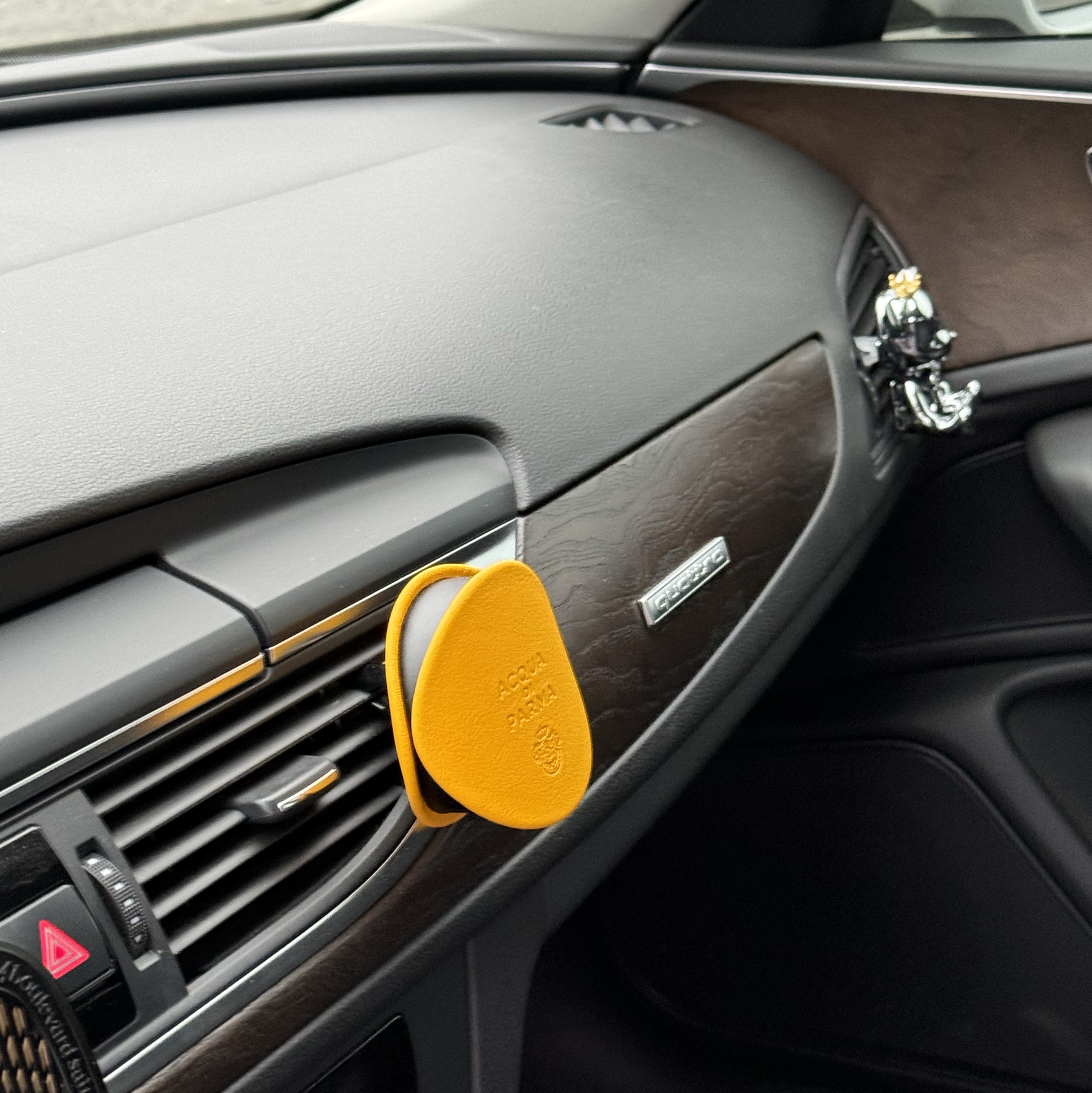 Acqua Di Parma Car Diffuser Leather Case Yellow 2023 착용 스타일