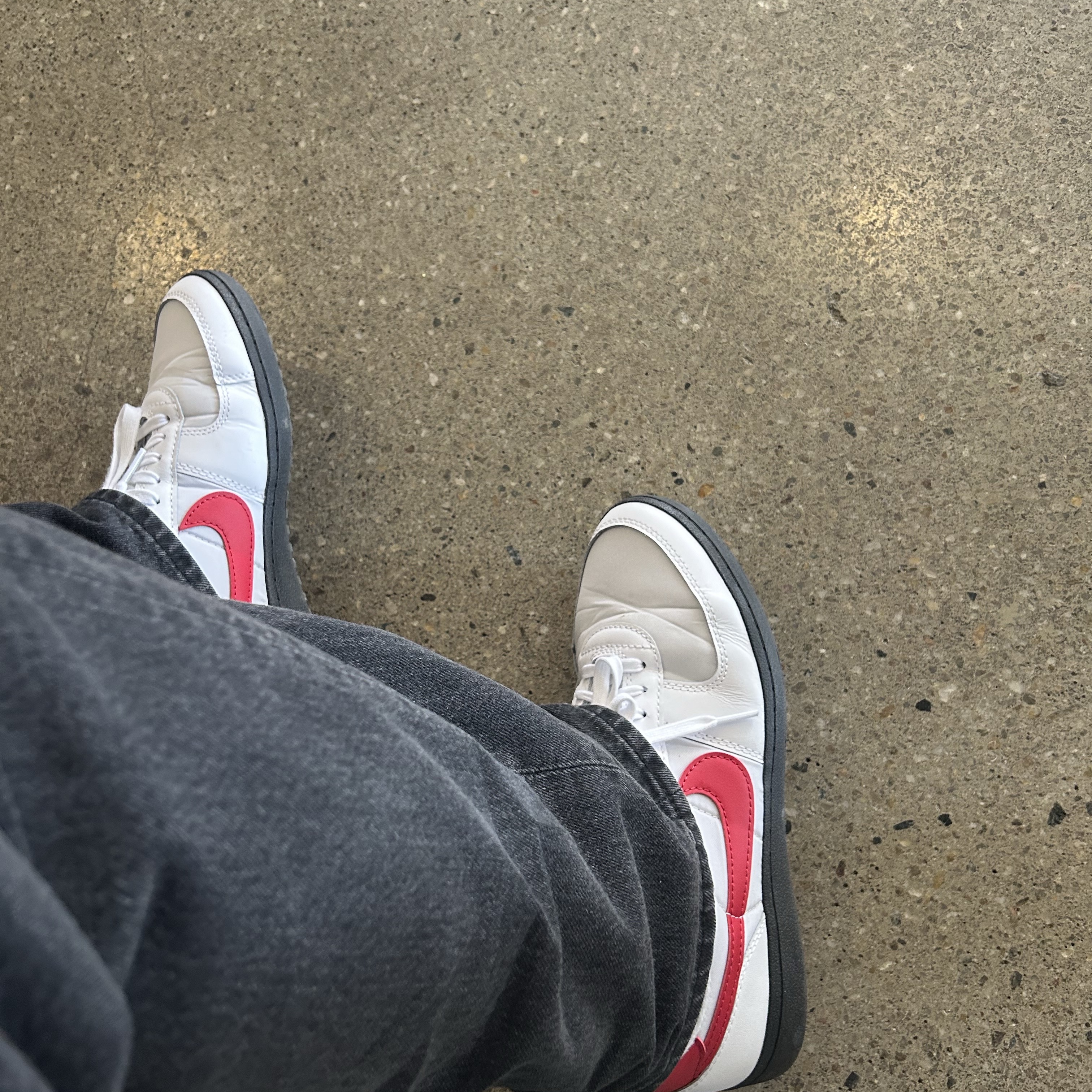 Nike Field General 82 SP White and Varsity Red 착용 스타일 - 2