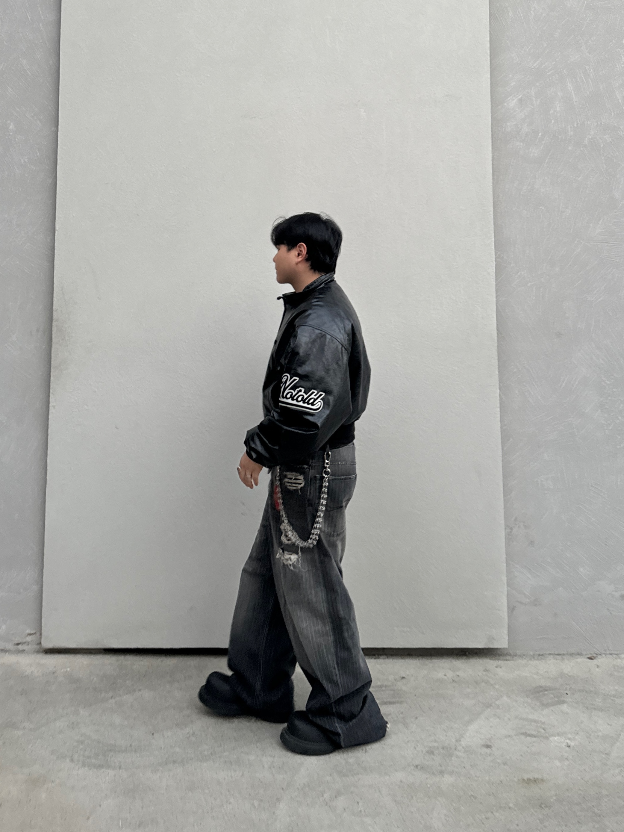 Balenciaga Steroid Derby Black 착용 스타일