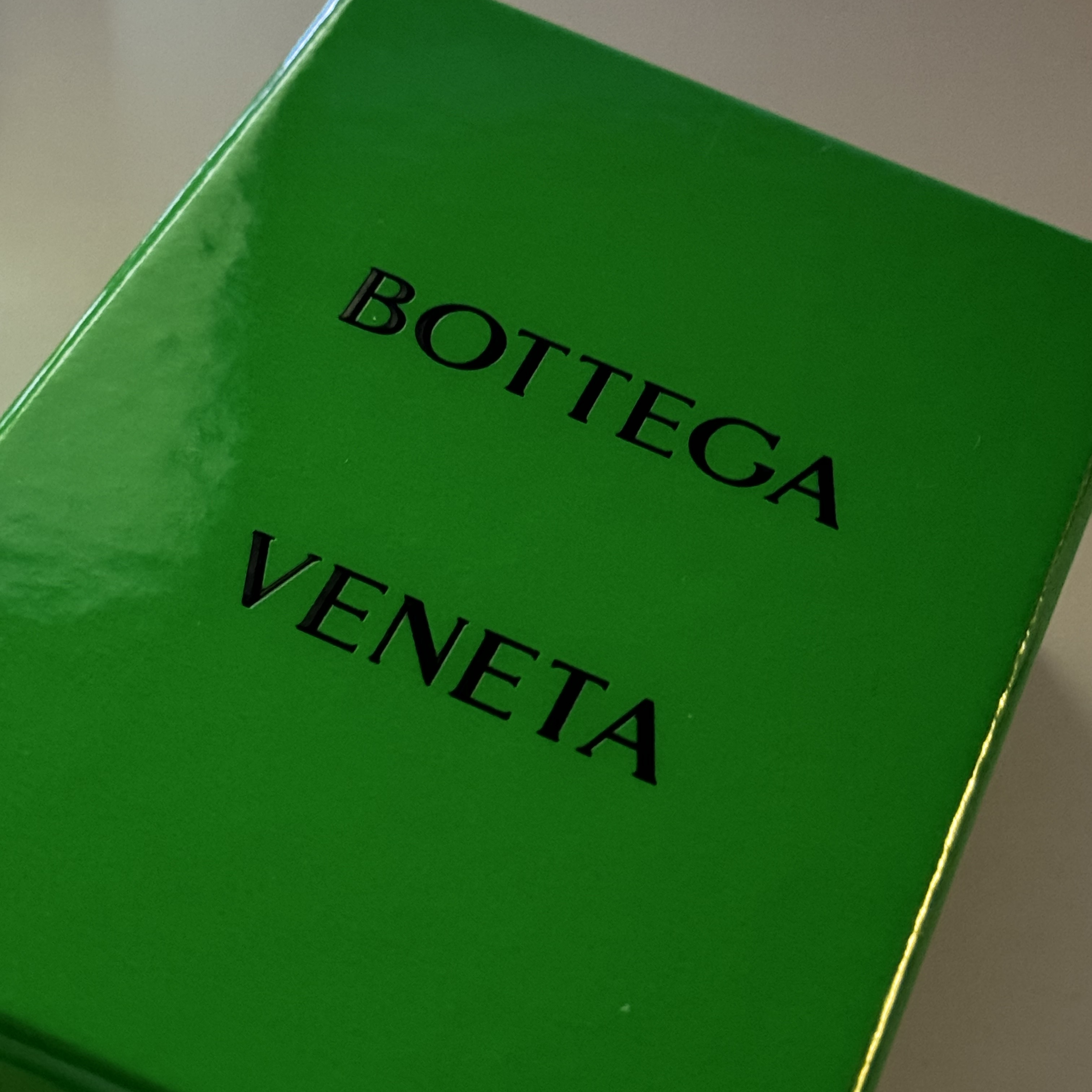 Bottega Veneta Flap Card Case Black 착용 스타일 - 1