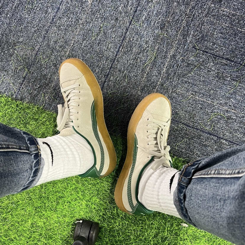 Puma x AMI Suede Crepe Pristine 착용 스타일