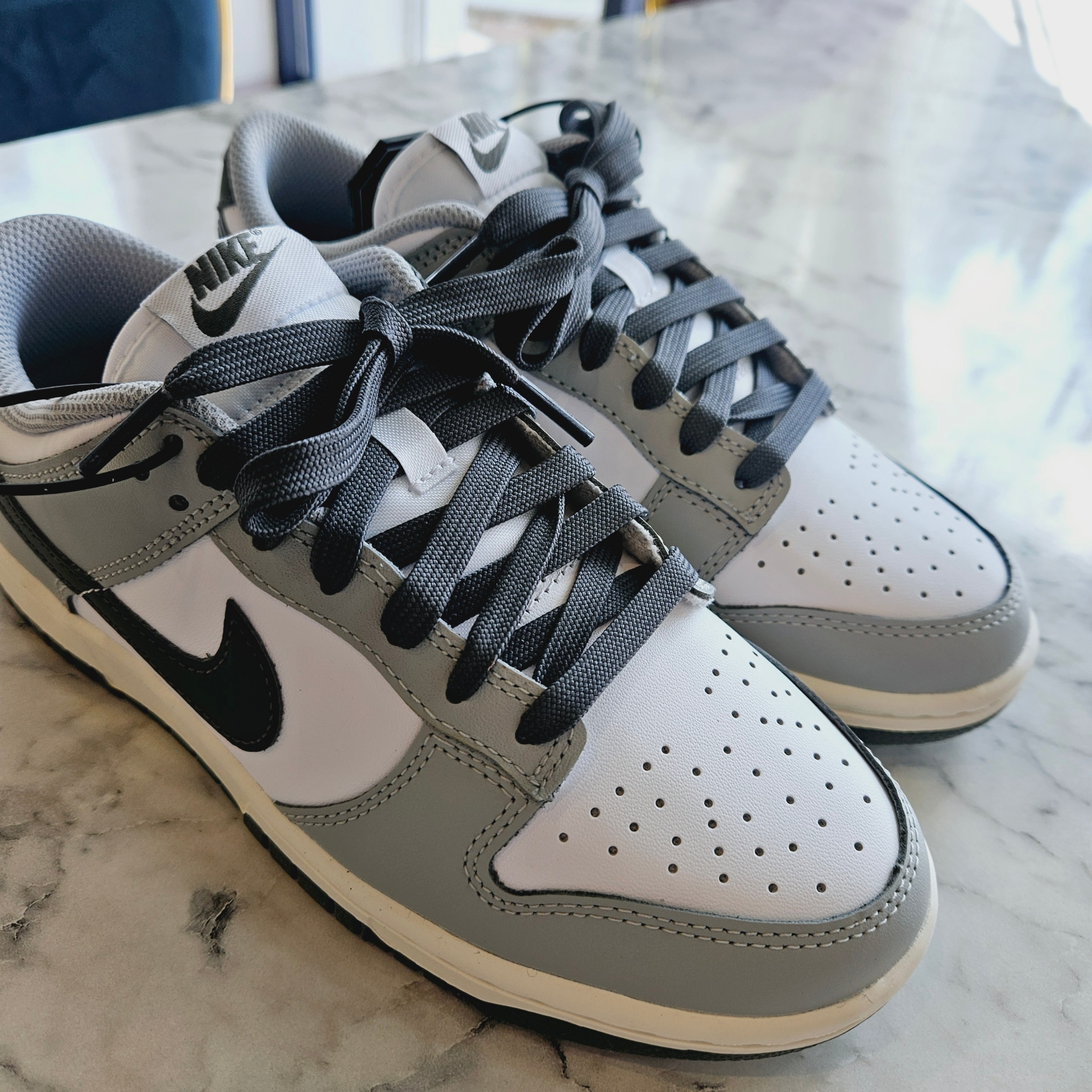 (W) Nike Dunk Low Light Smoke Grey 착용 스타일