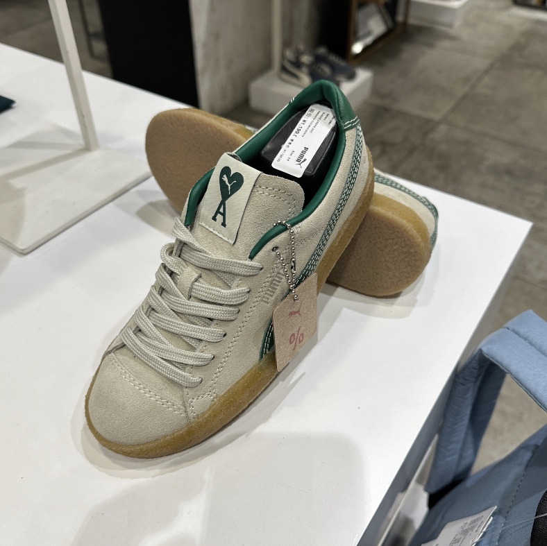 Puma x AMI Suede Crepe Pristine 착용 스타일