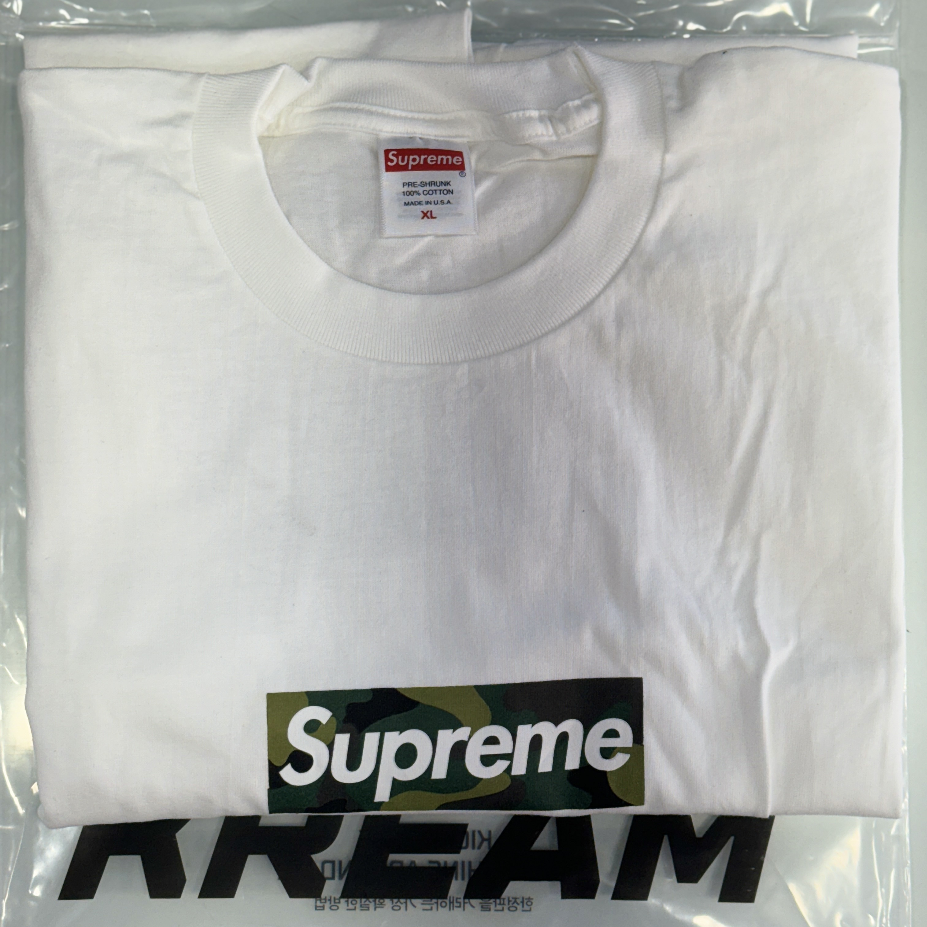 Supreme Box Logo T-Shirt White - 23FW 착용 스타일