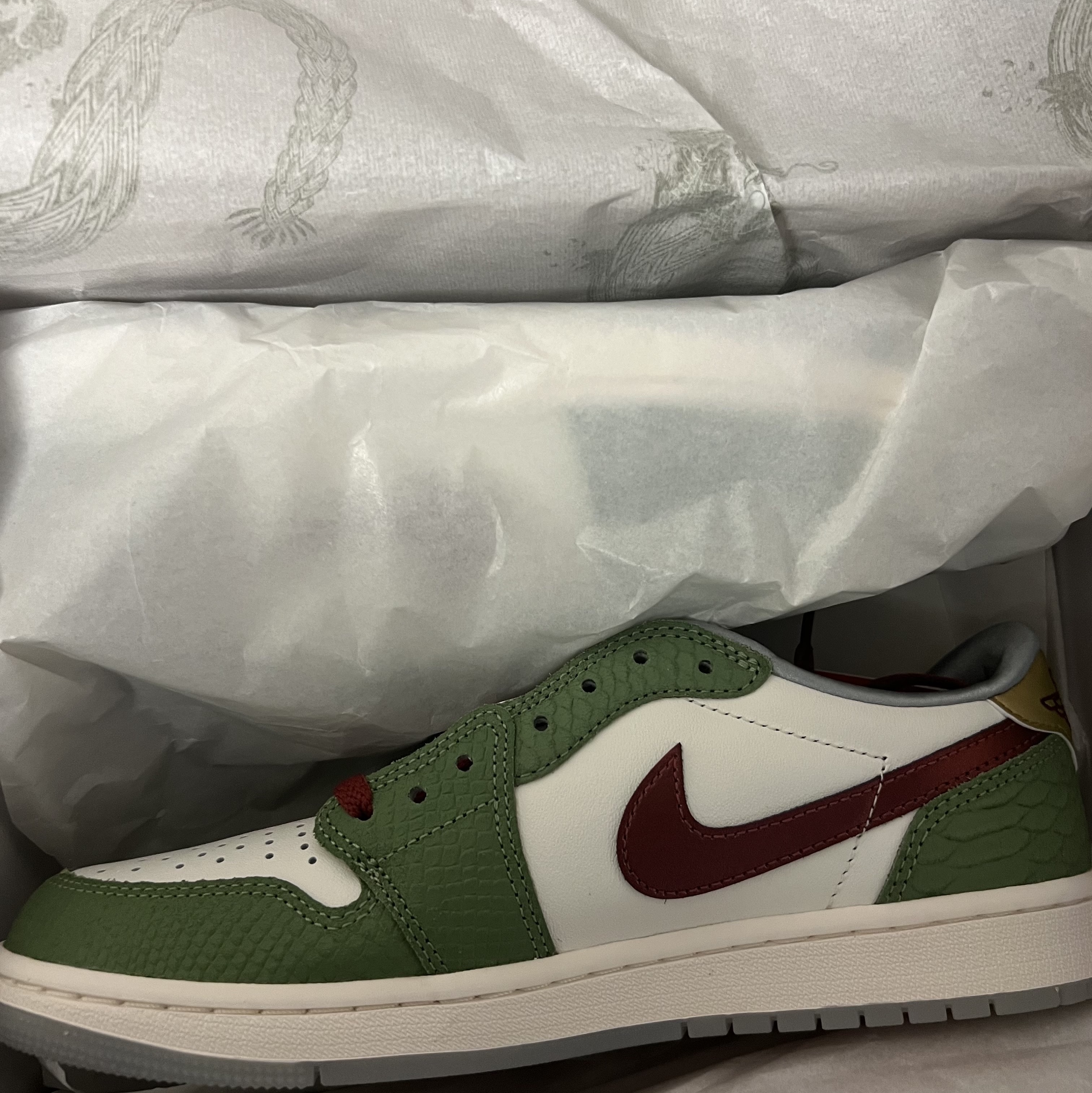 Jordan 1 Retro Low OG Chinese New Year 착용 스타일 - 3