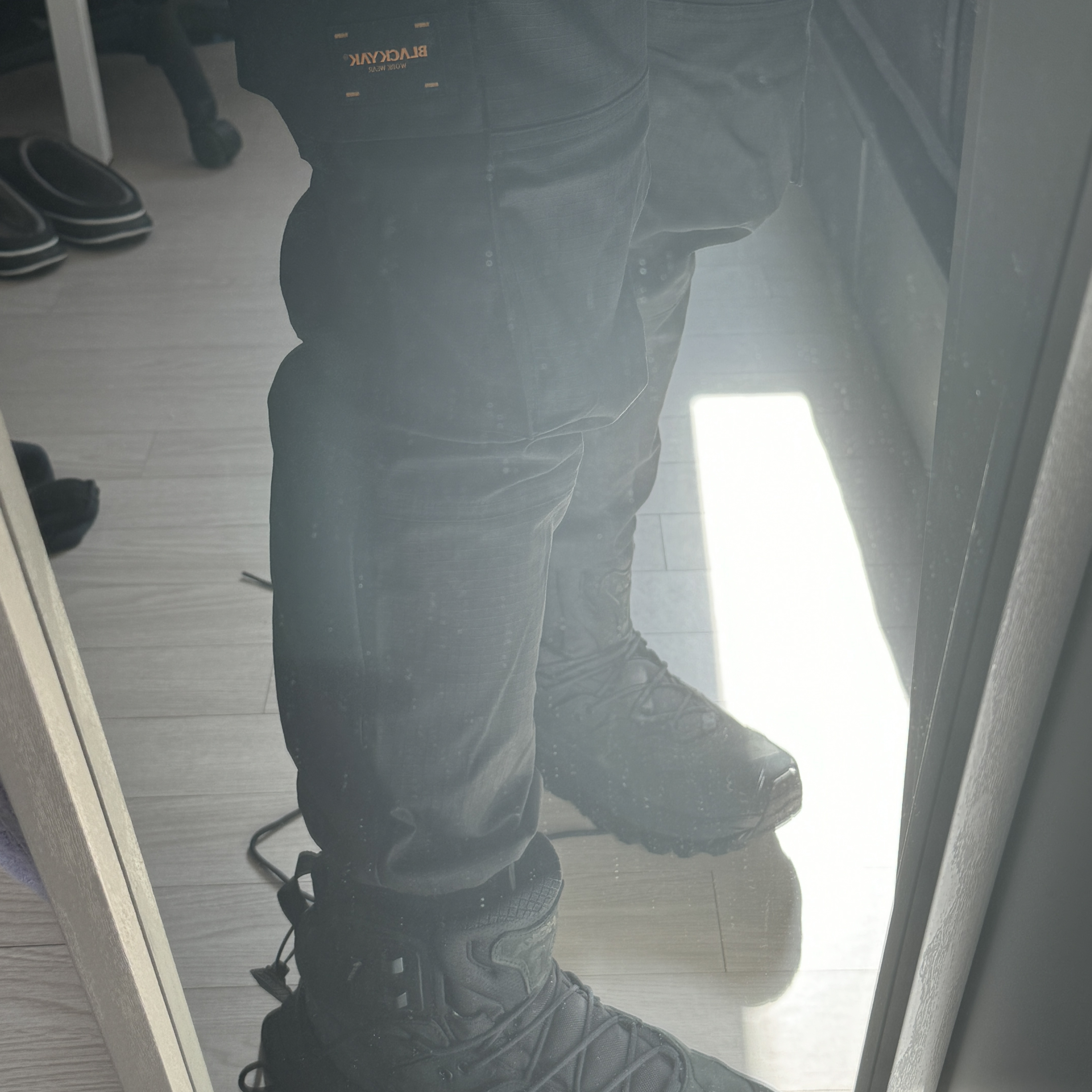 Hoka Kaha 2 Gore-Tex Black 착용 스타일