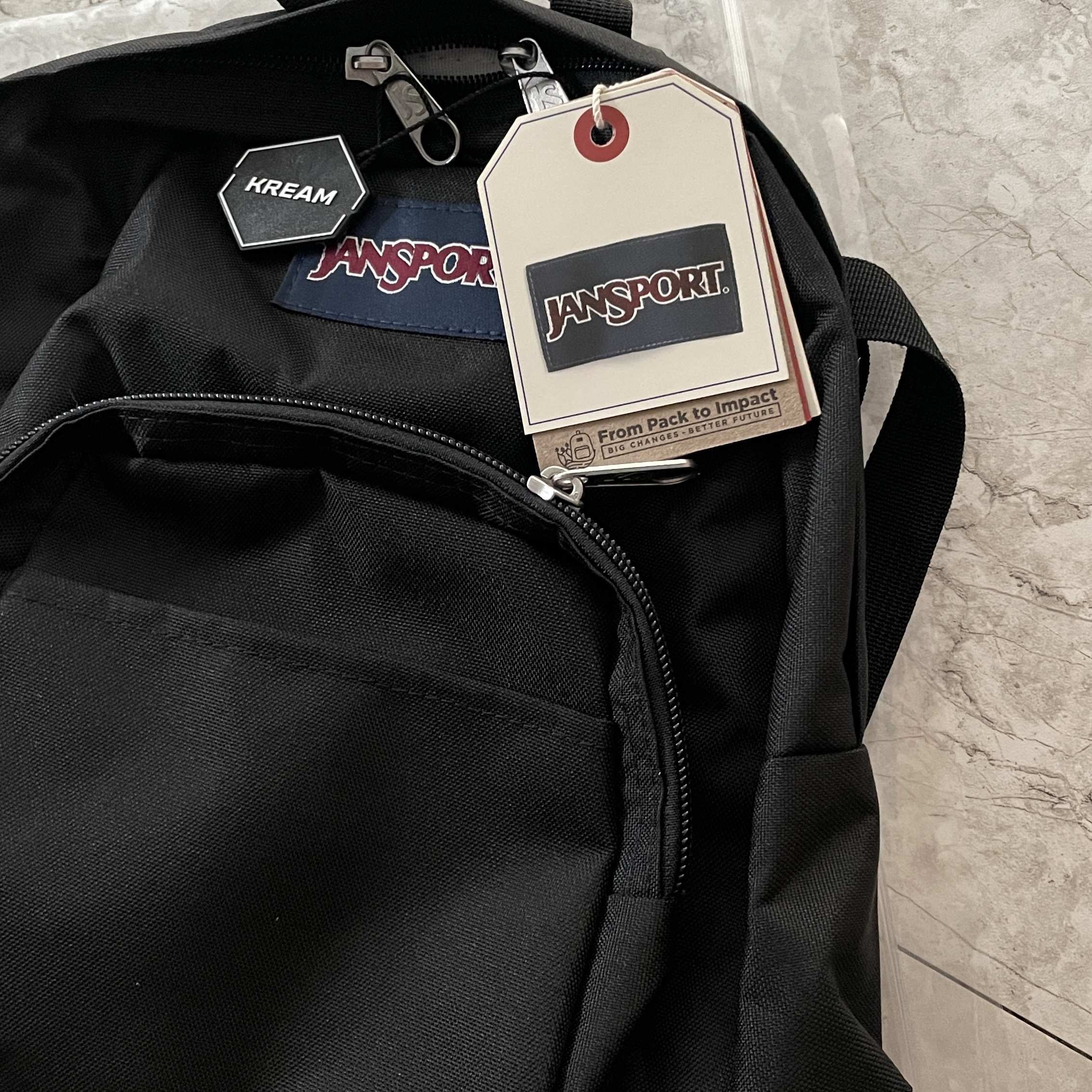 Jansport Half Pint Mini Backpack Black, Cosymosy Mini Bird Bird Keyring Latte 착용 스타일 - 2