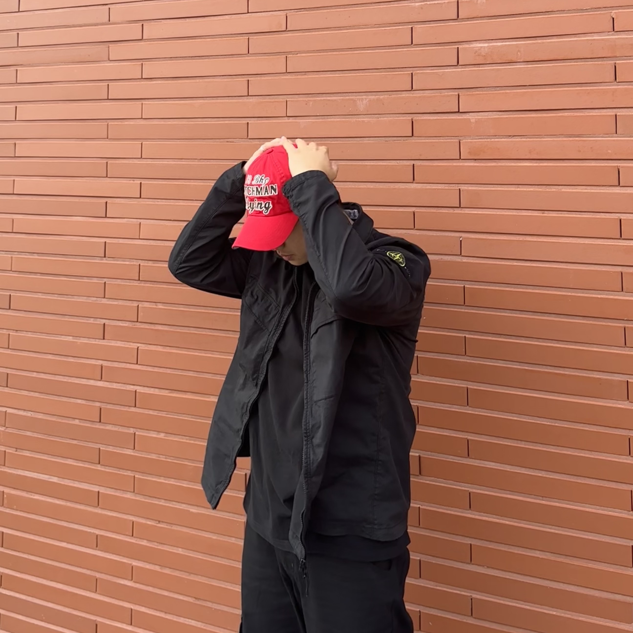 Stone Island 10210 Double Pocket Cotton Overshirt Black - 23SS 착용 스타일