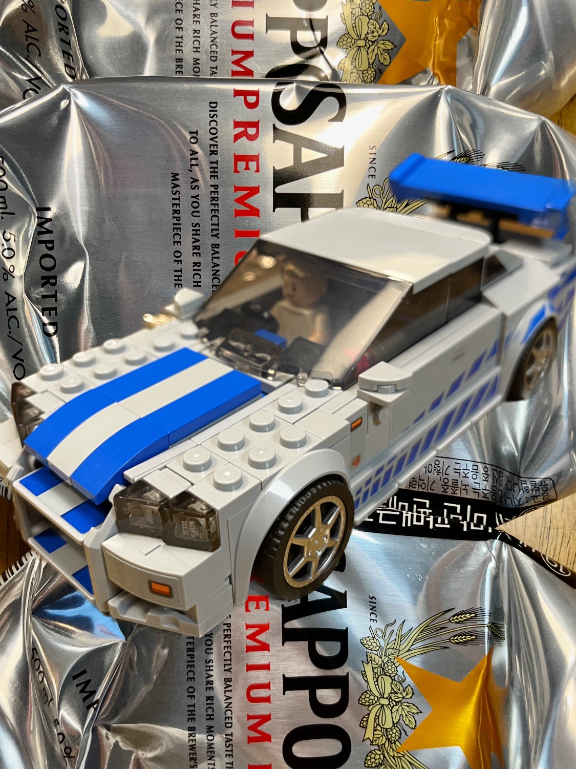 Lego 2 Fast 2 Furious Nissan Skyline GT-R (R34) 착용 스타일