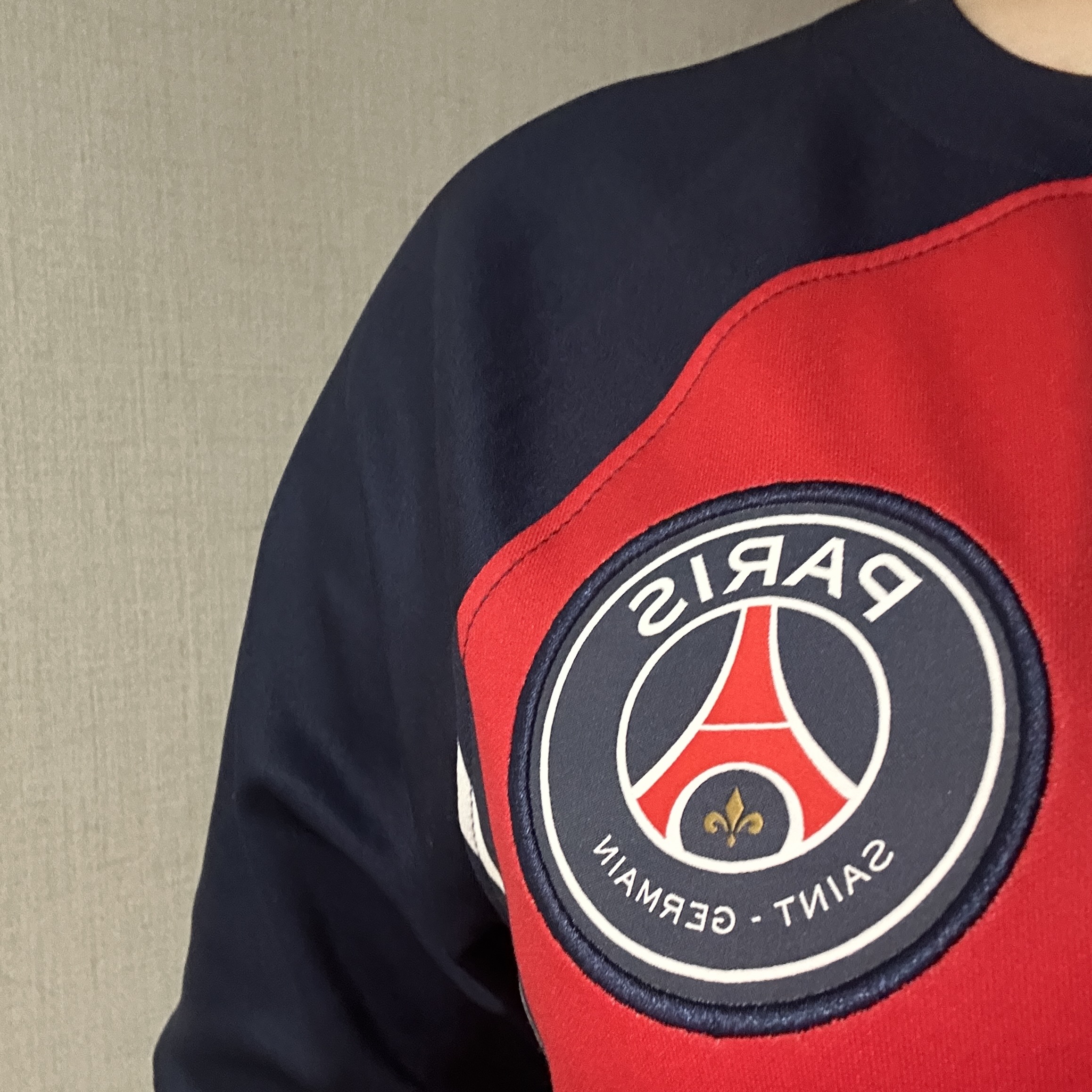 Nike Paris Saint-Germain 2023/24 Dri-Fit Stadium Home Jersey Midnight Navy (Non Marking Ver.) 착용 스타일 - 1