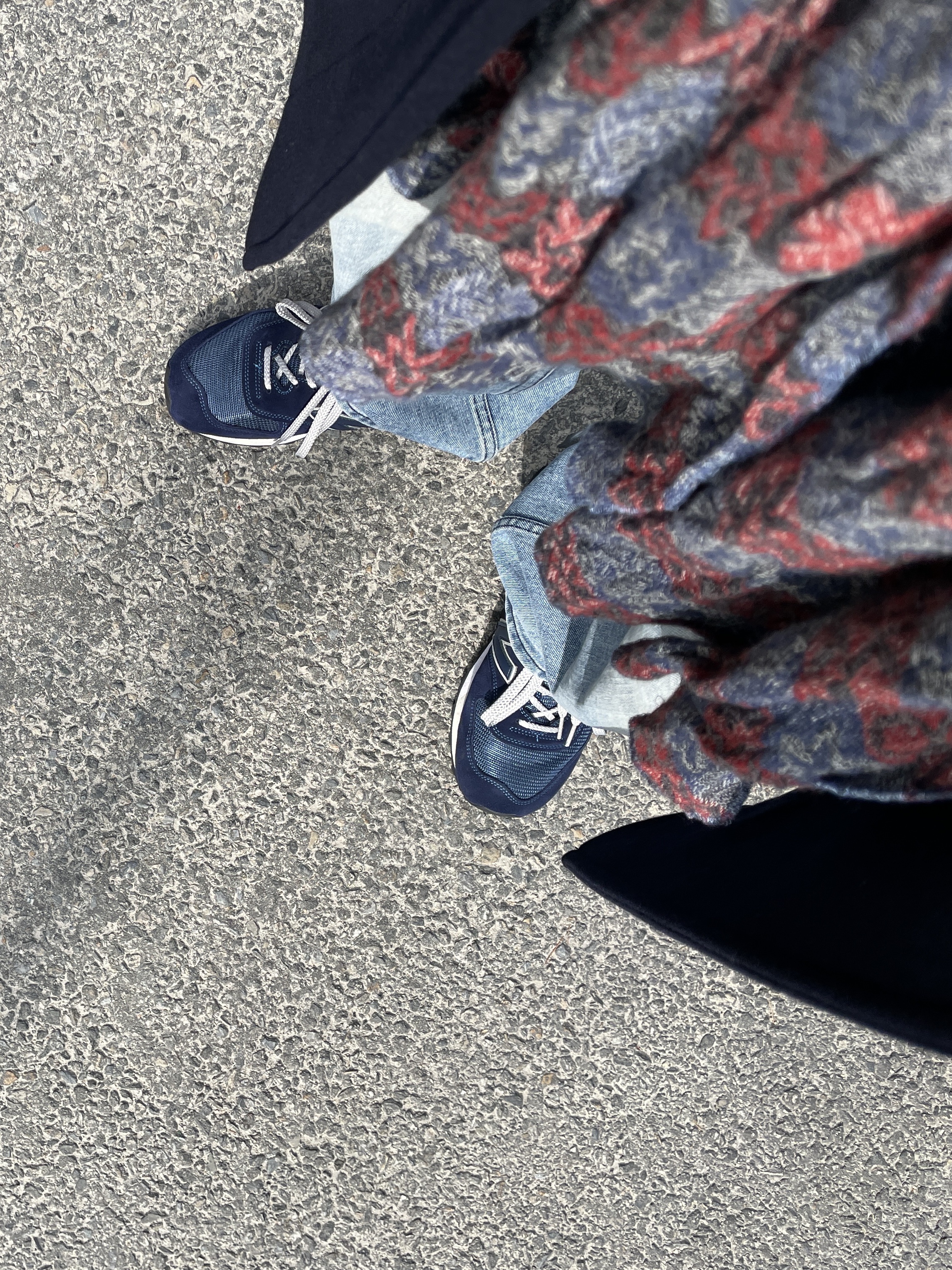 New Balance 576 Made in UK Navy 30th Anniversary 착용 스타일 - 3