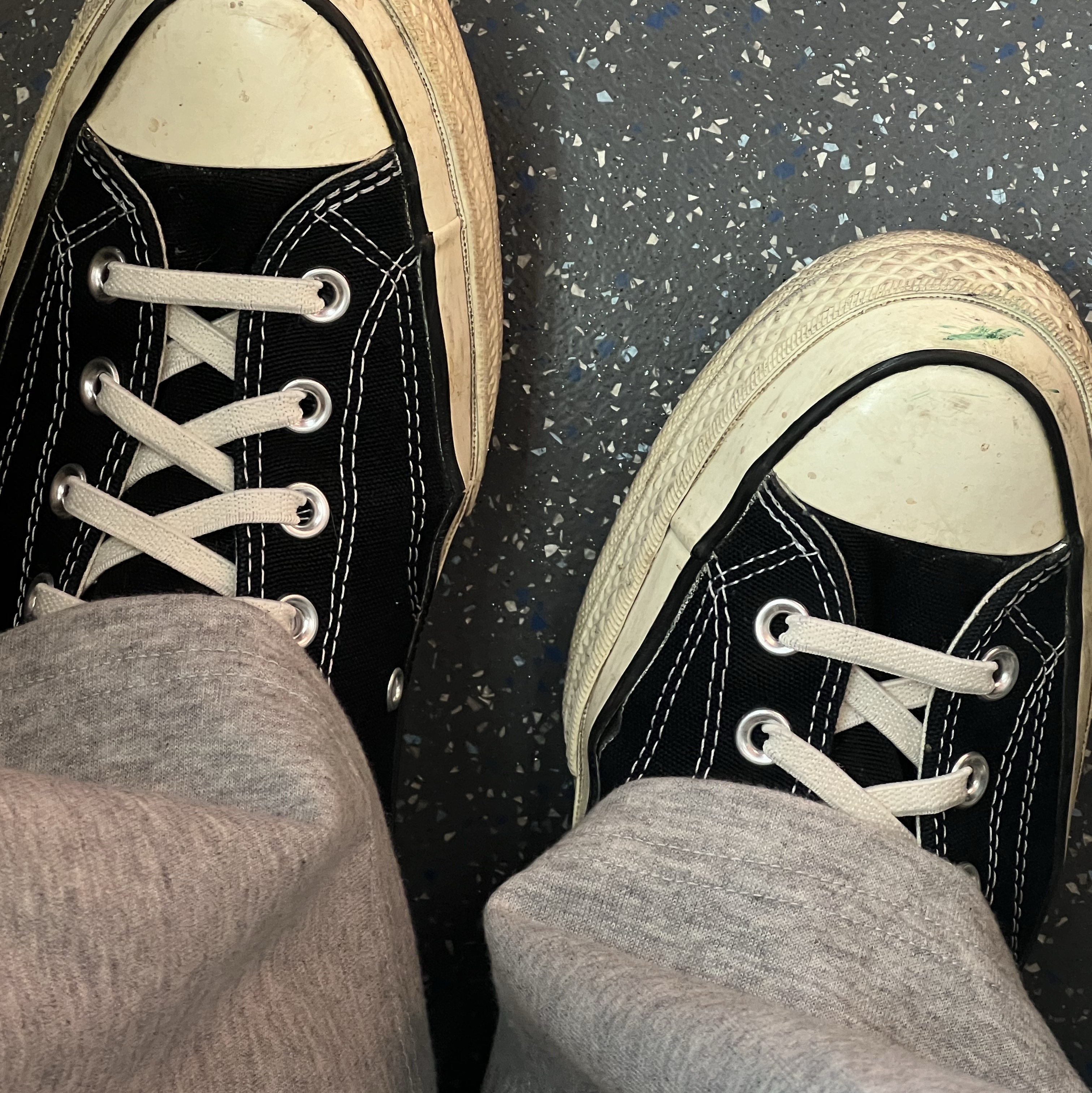 Converse Chuck 70 Hi Black 착용 스타일 - 2