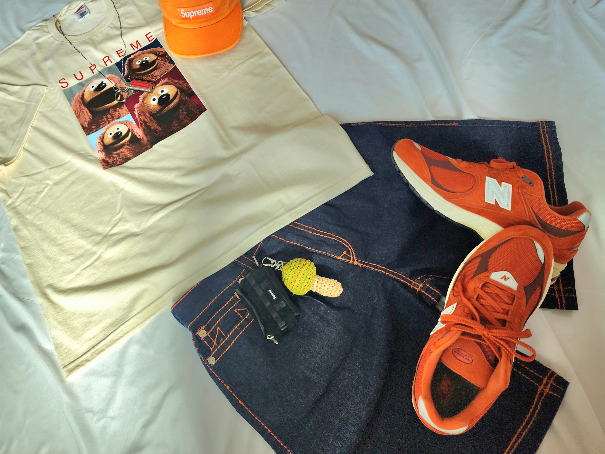 Supreme NBA Youngboy T-Shirt Black - 23FW, Supreme Warm Up 6-Panel Black - 23FW 착용 스타일 - 6
