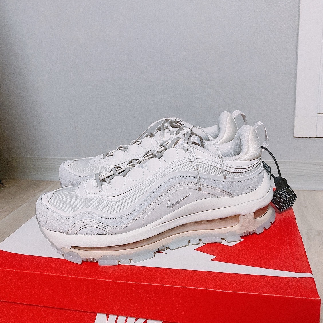 (W) Nike Air Max 97 Futura Phantom 착용 스타일