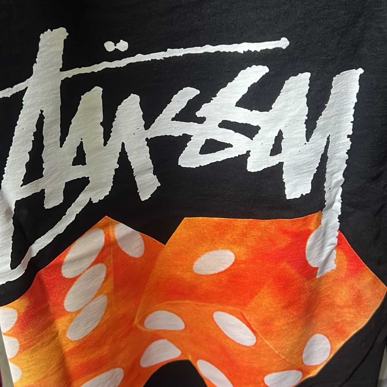 Stussy Diced Out T-Shirt Black 착용 스타일
