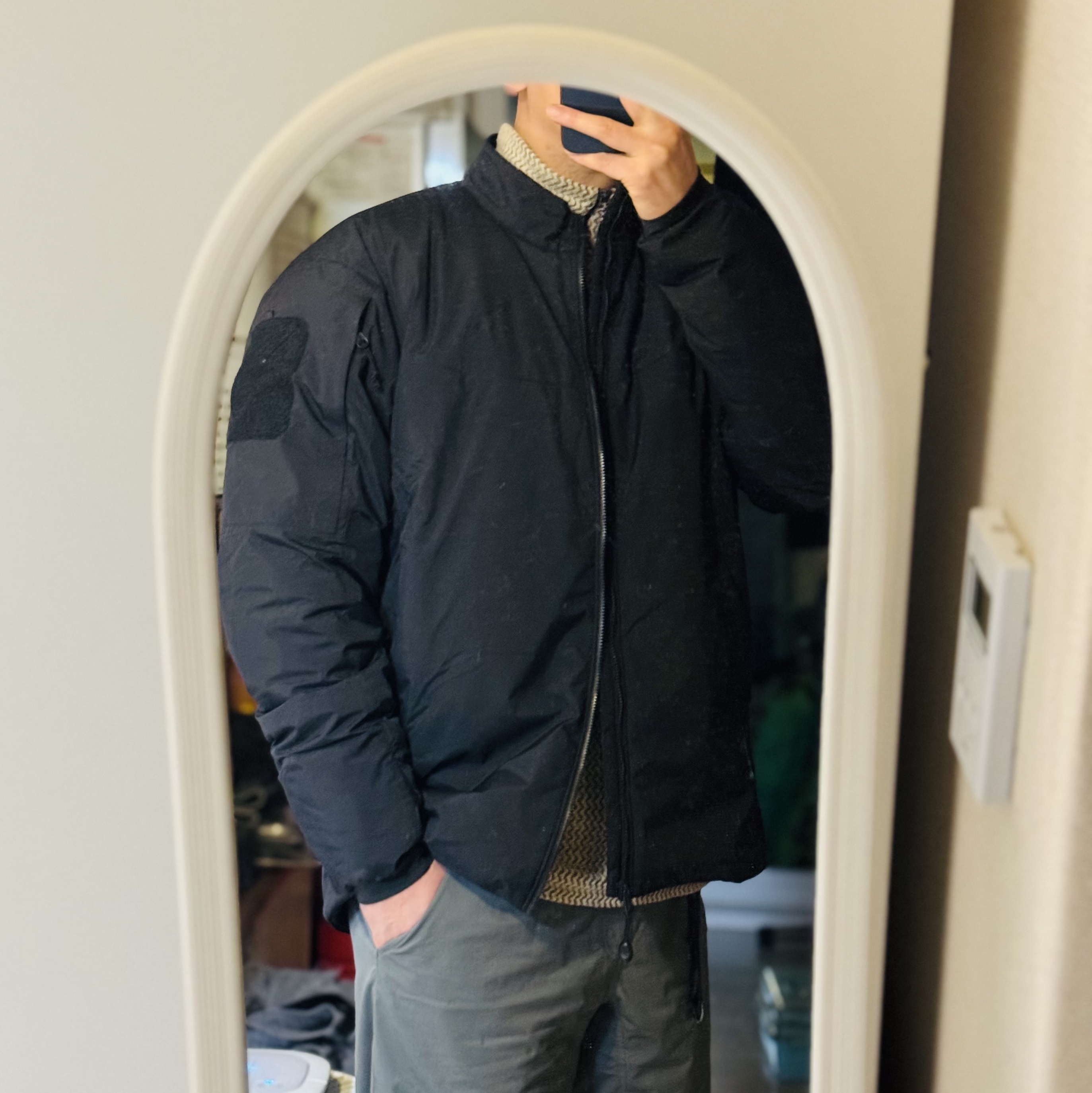 Arc'teryx LEAF Cold WX Jacket LT Gen 2 Black 착용 스타일 - 2