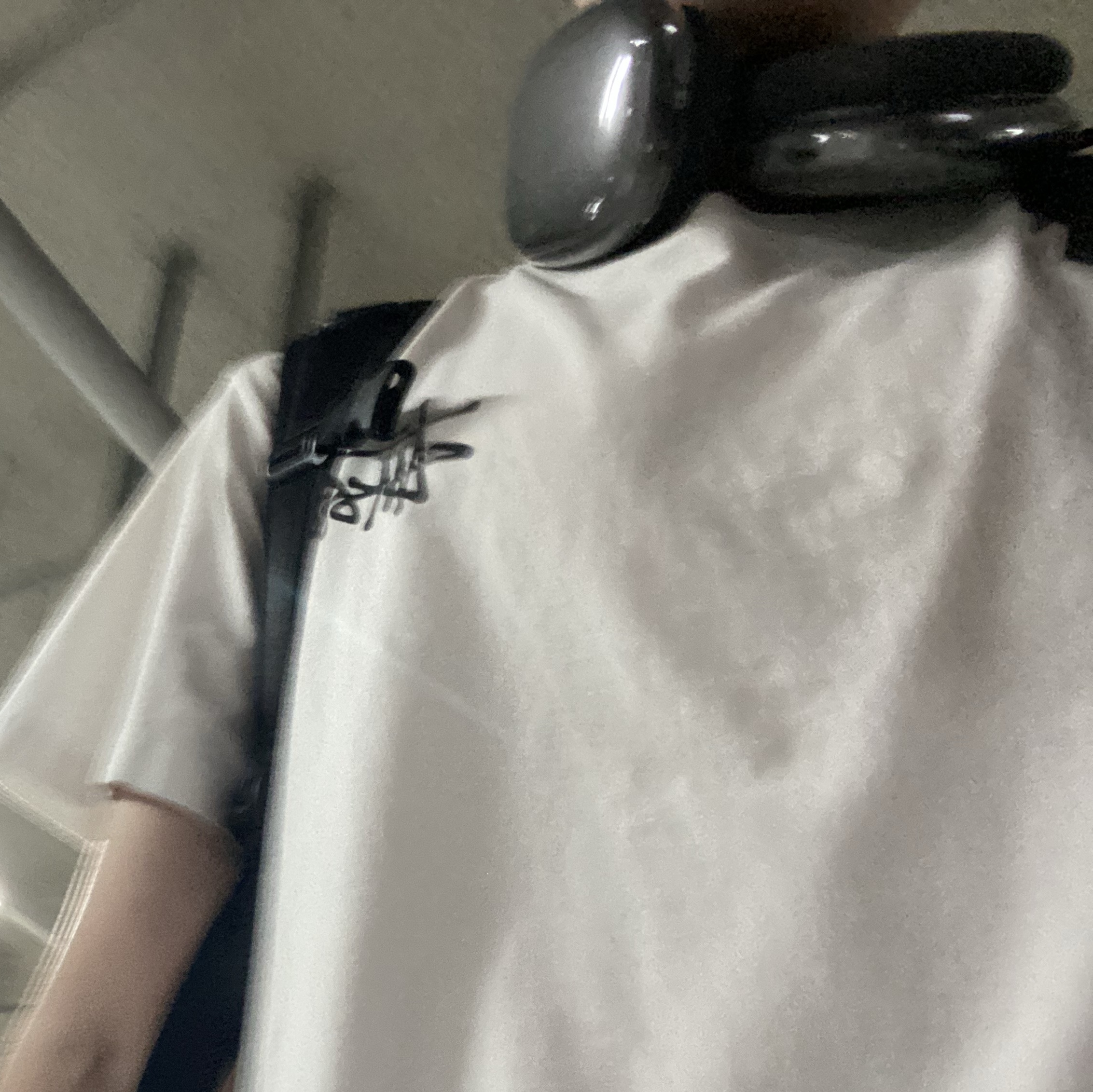 Apple AirPods Max Lightning Space Gray (Korean Ver.), Stussy Fuzzy Dice T-Shirt White 착용 스타일