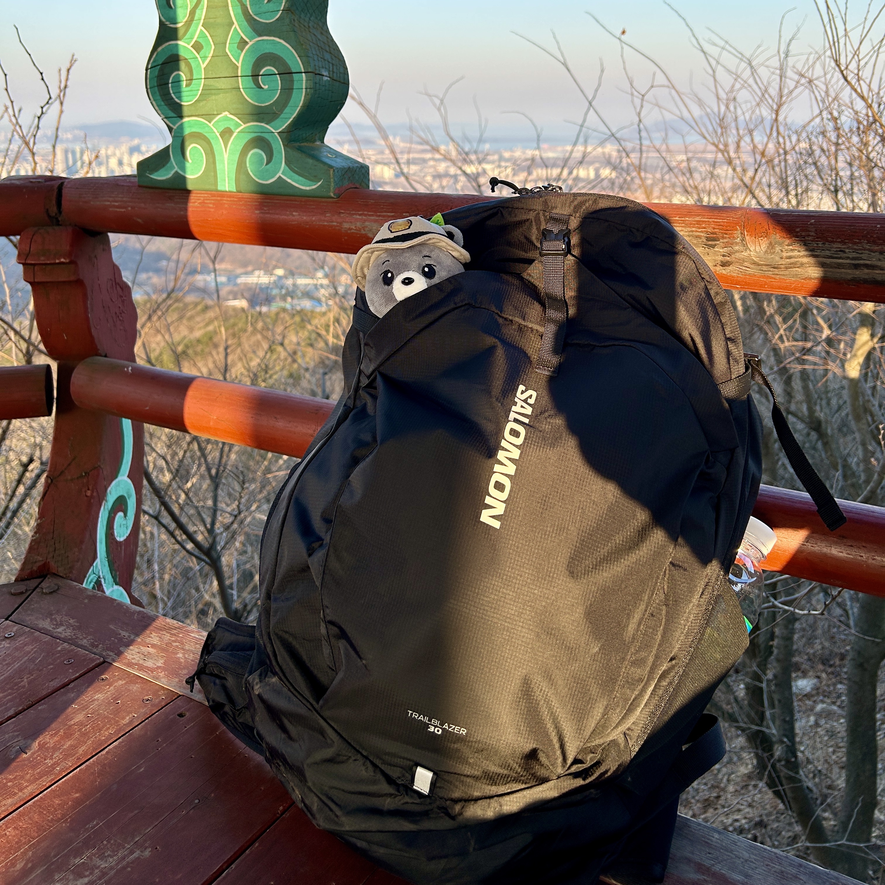 Arc'teryx Atom LT Hoody Black, Arc'teryx Small Bird Cap Black 착용 스타일 - 3