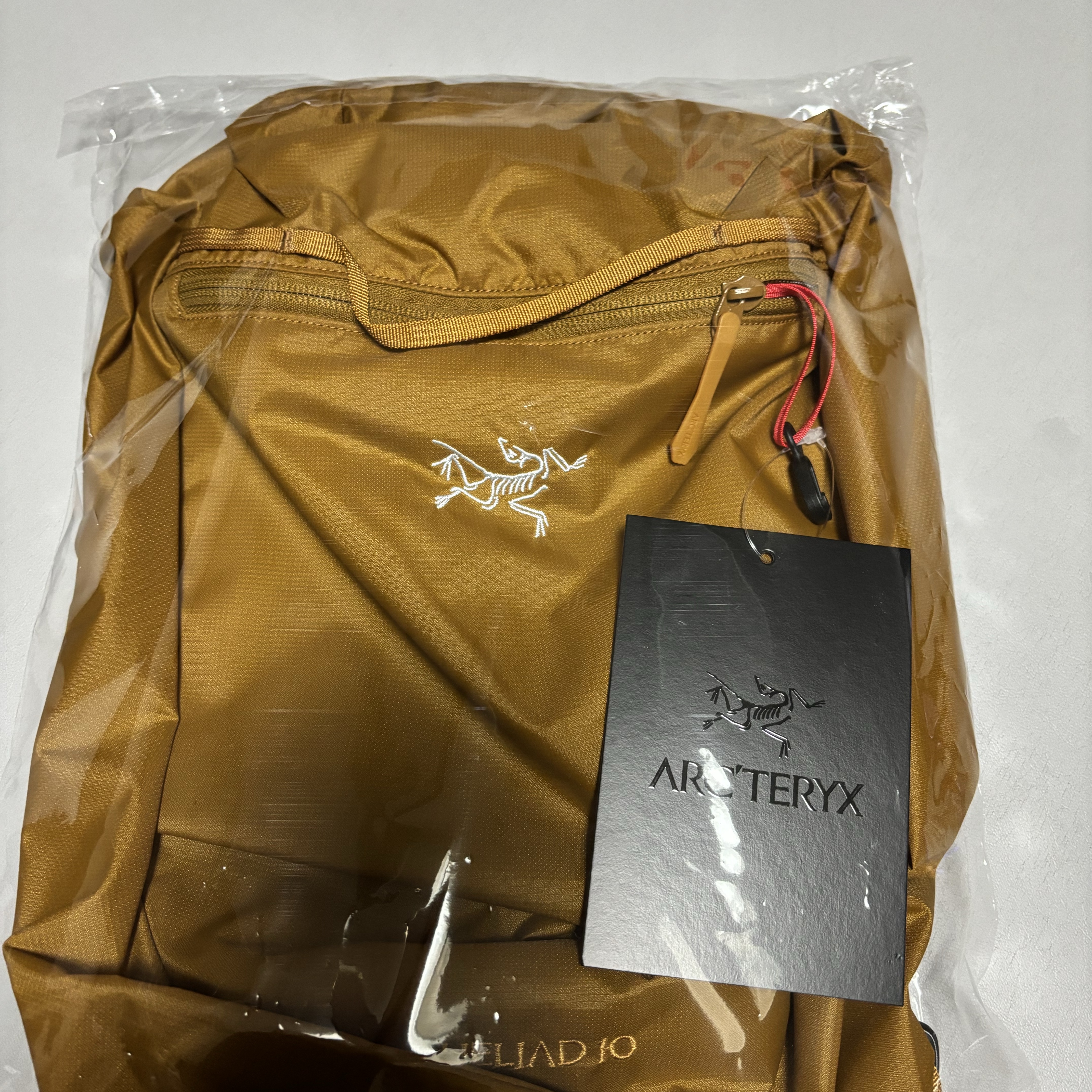 Arc'teryx Heliad 10 Backpack Yukon 착용 스타일 - 1