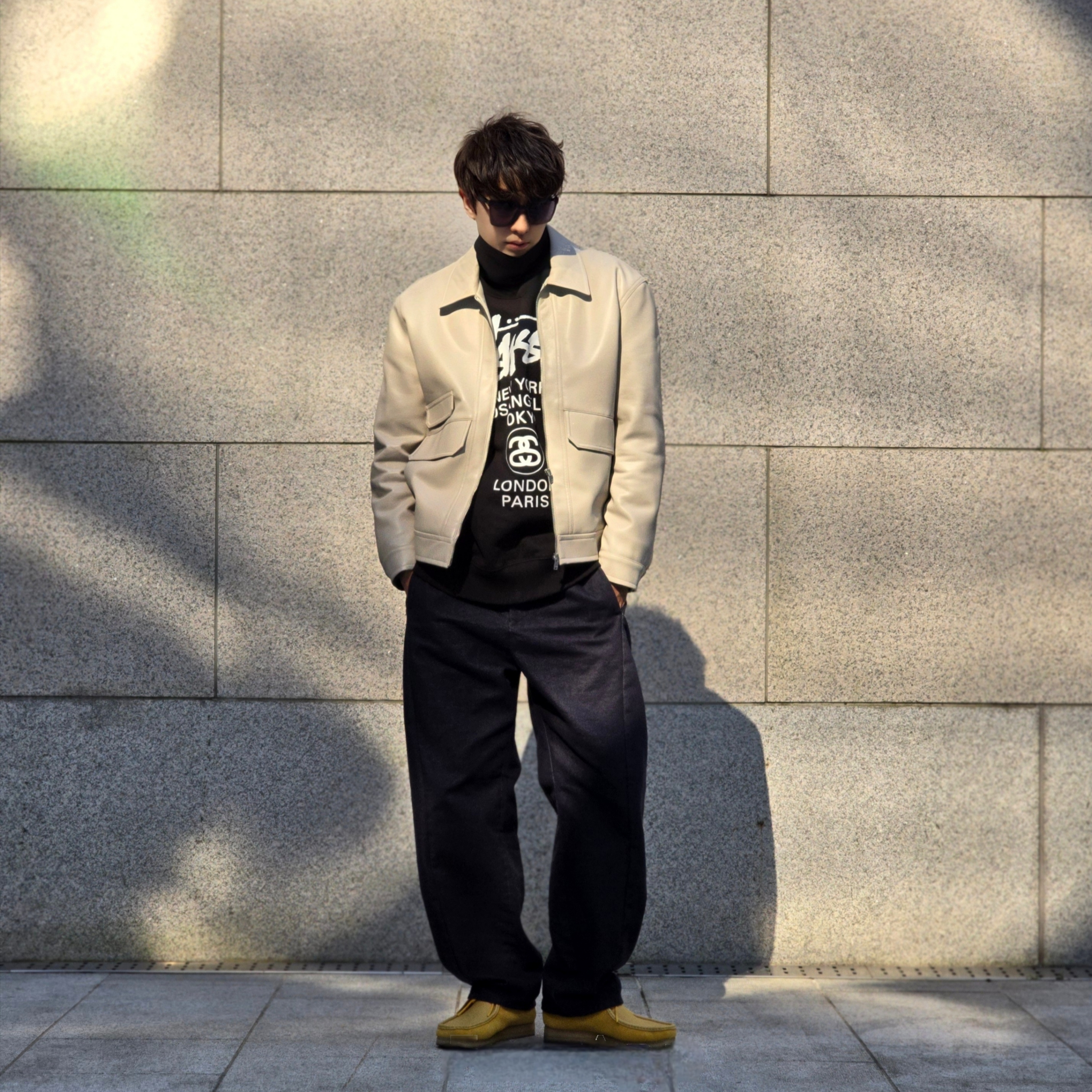 Stussy World Tour Crew Black 2023, Stussy World Tour Crew Black 2022 착용 스타일 - 6