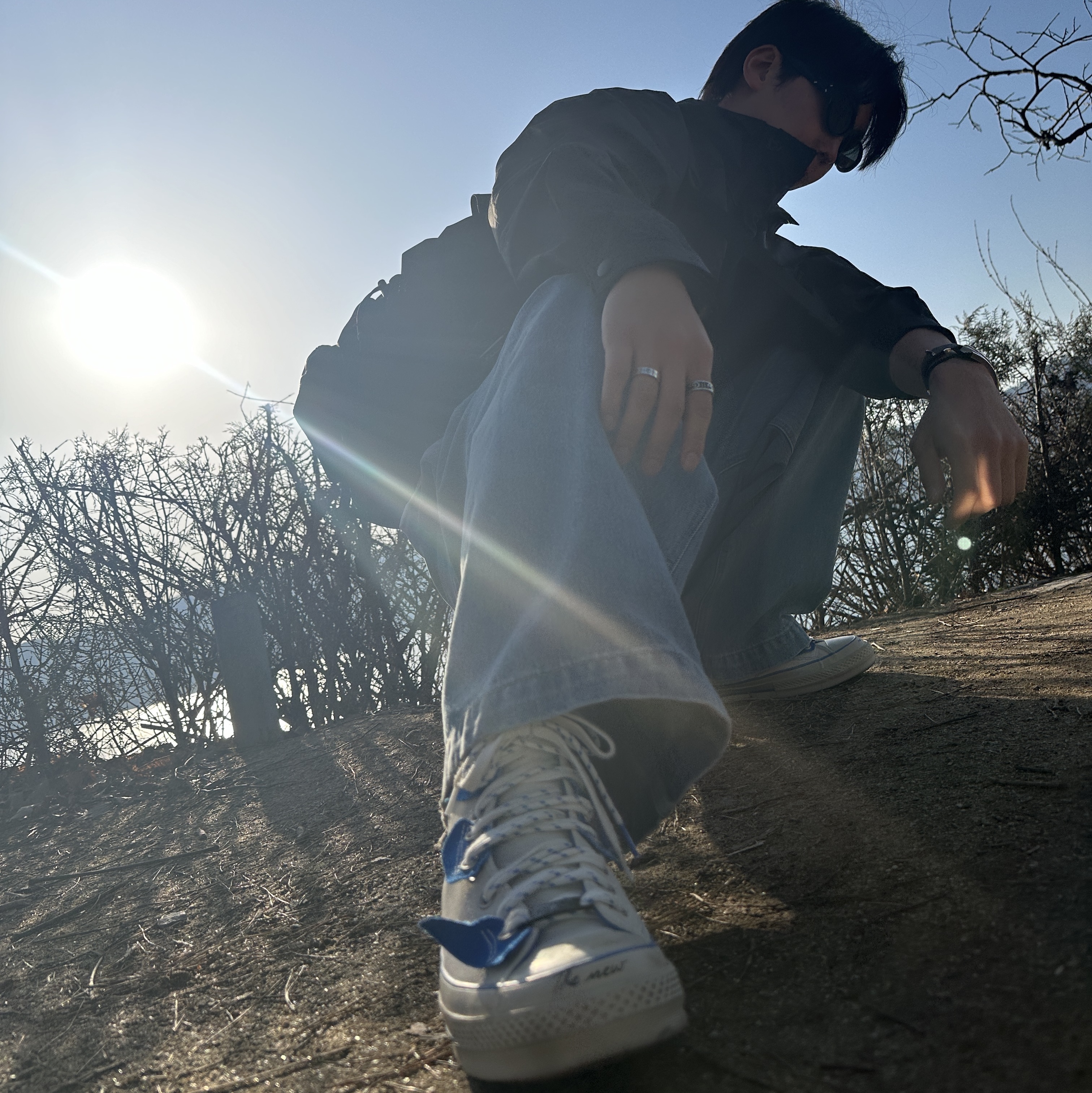 Converse x Ader Error Chuck 70 High White 착용 스타일 - 1