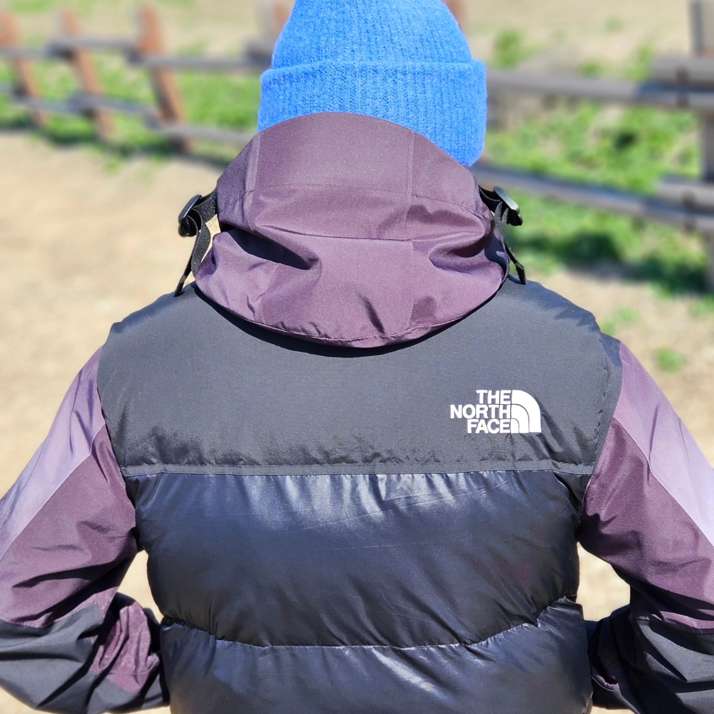 Engineered Garments Feather PC Twill FA Pants Dark Navy, The North Face Eco Gore-Tex Mountain Vista Jacket Blue Stone 착용 스타일 - 6