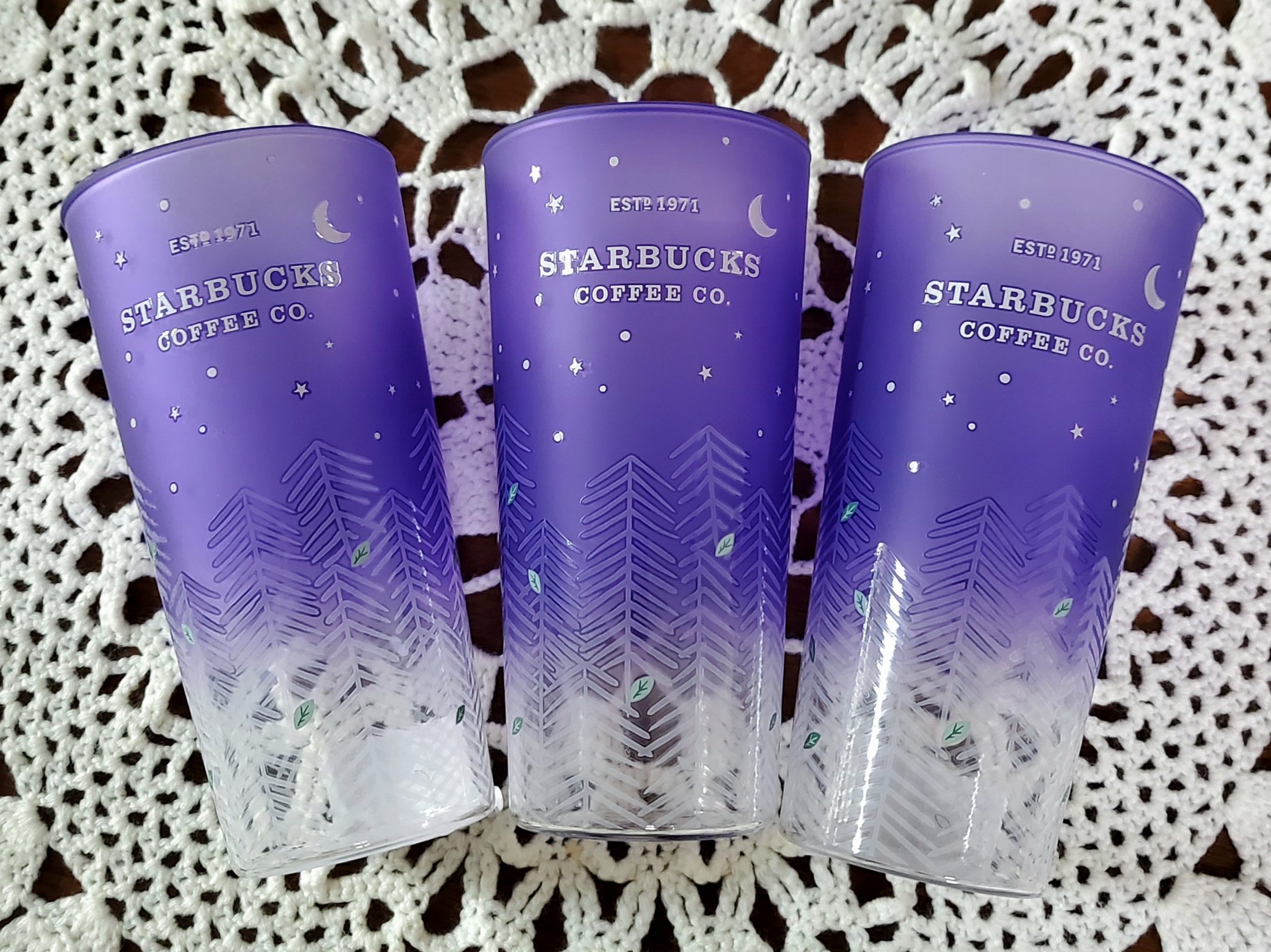 Starbucks 21 Summer Forest Glass Cup 473ml 착용 스타일