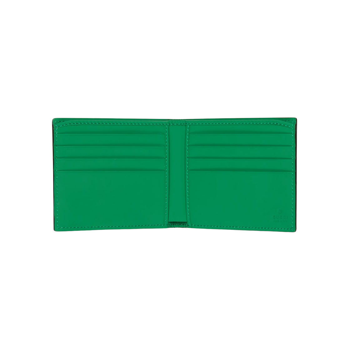 Gucci GG Rubber-Effect Bi-Fold Wallet Green 상세 이미지 2