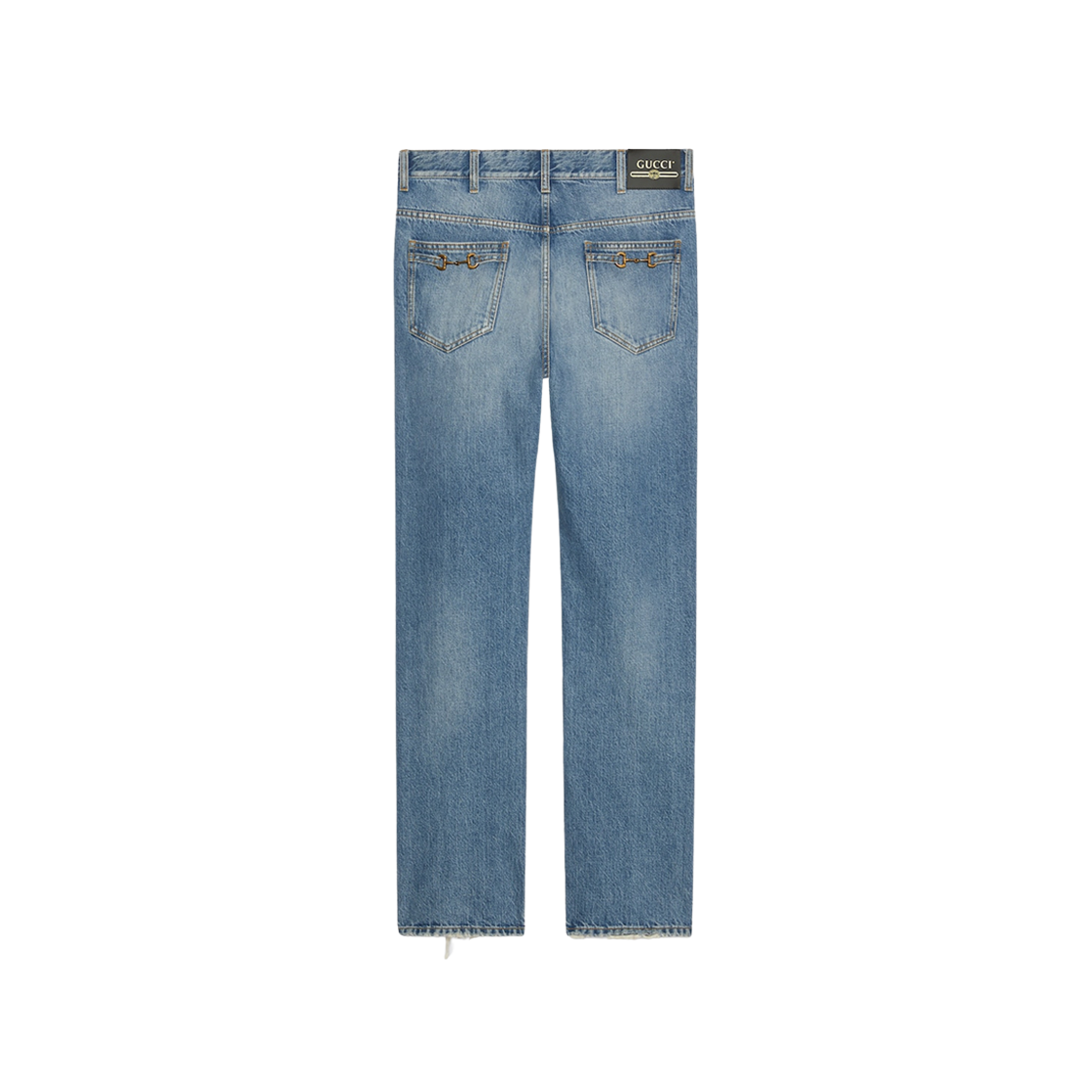 Gucci Straight-Leg Denim Trousers Blue 상세 이미지 2