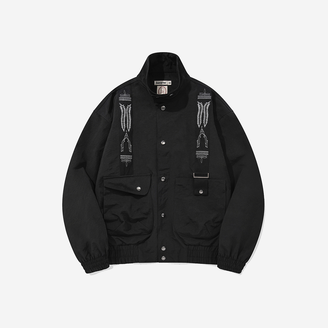 KAT9101 Karactor Heritage Nylon Work Jacket Black