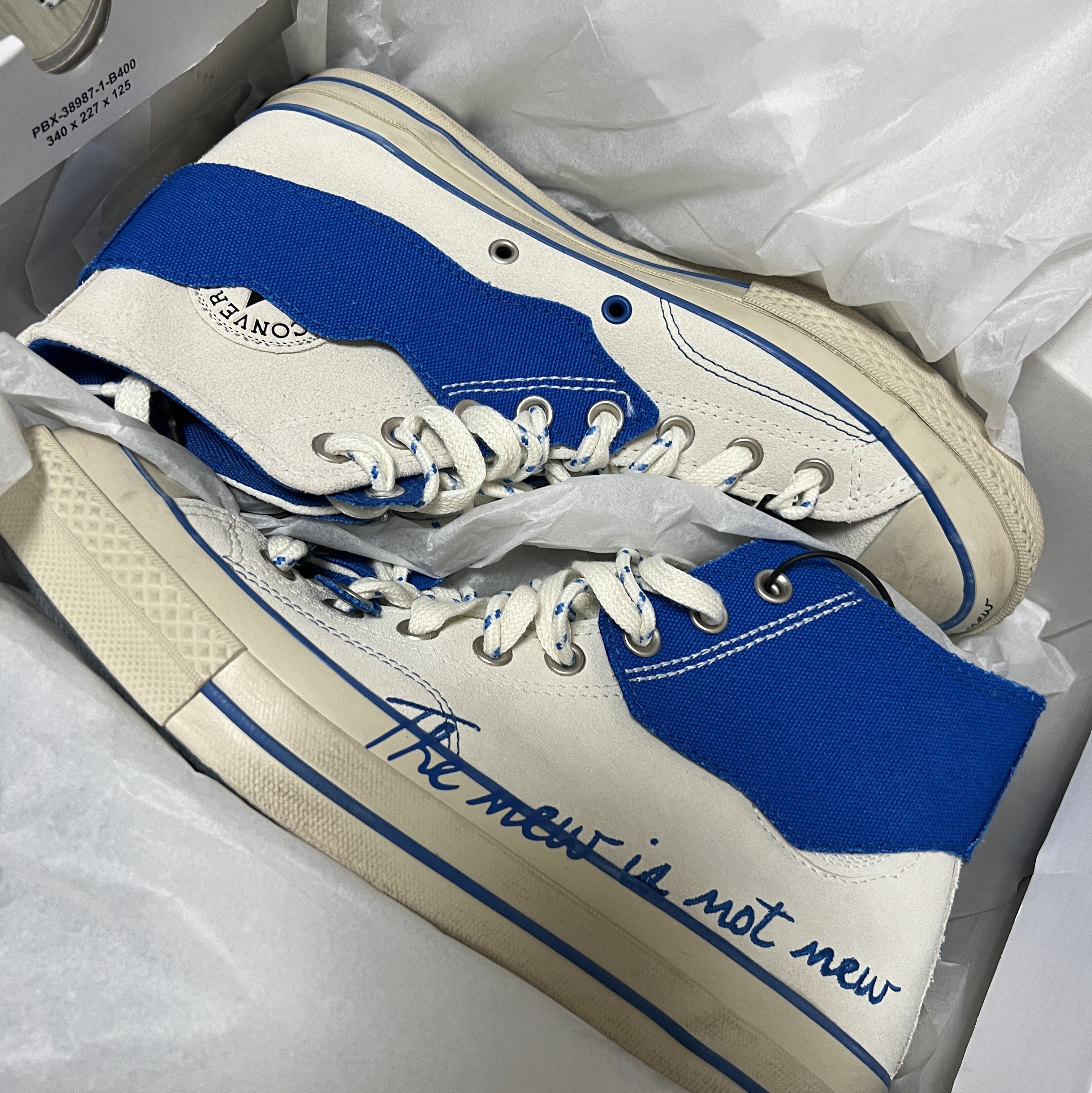 Converse x Ader Error Chuck 70 High White 착용 스타일 - 1