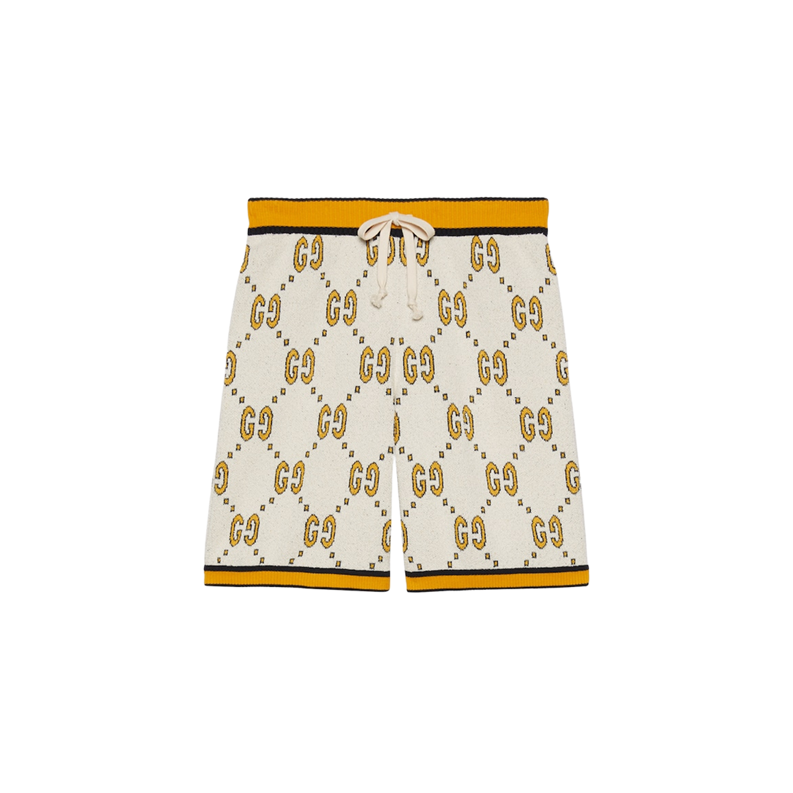 Gucci GG Cotton Shorts Ivory Blue 상세 이미지 1