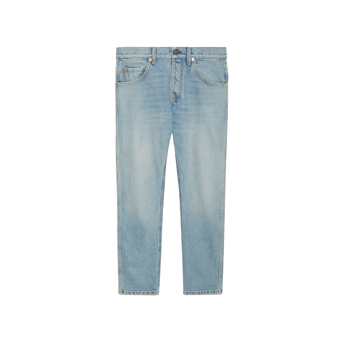 Gucci Tapered Denim Trousers Blue 상세 이미지 1