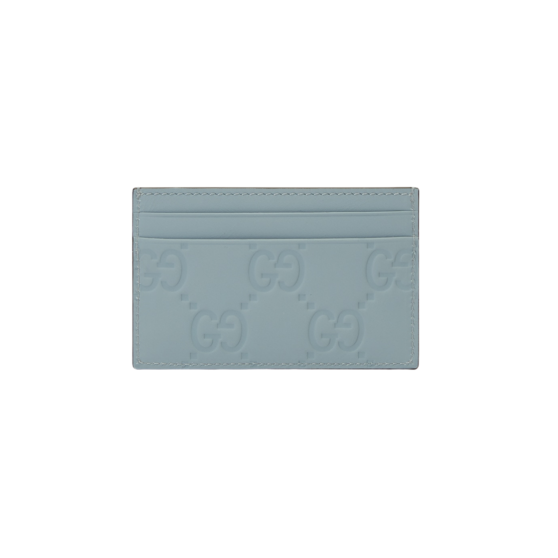 Gucci GG Rubber-Effect Card Case Light Blue 상세 이미지 3