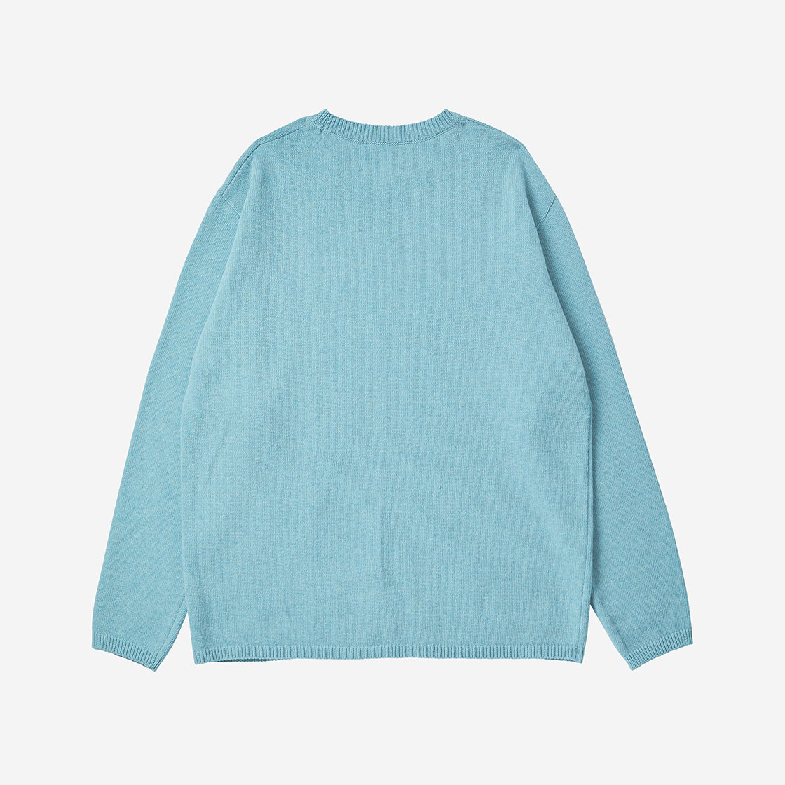 엔 아카이브 플레이 도그 루즈핏 자카드 니트 풀오버 스카이 블루(N ARCHIVE Play Dog Loose Fit Jacquard Knit Pullover Sky Blue) - 2