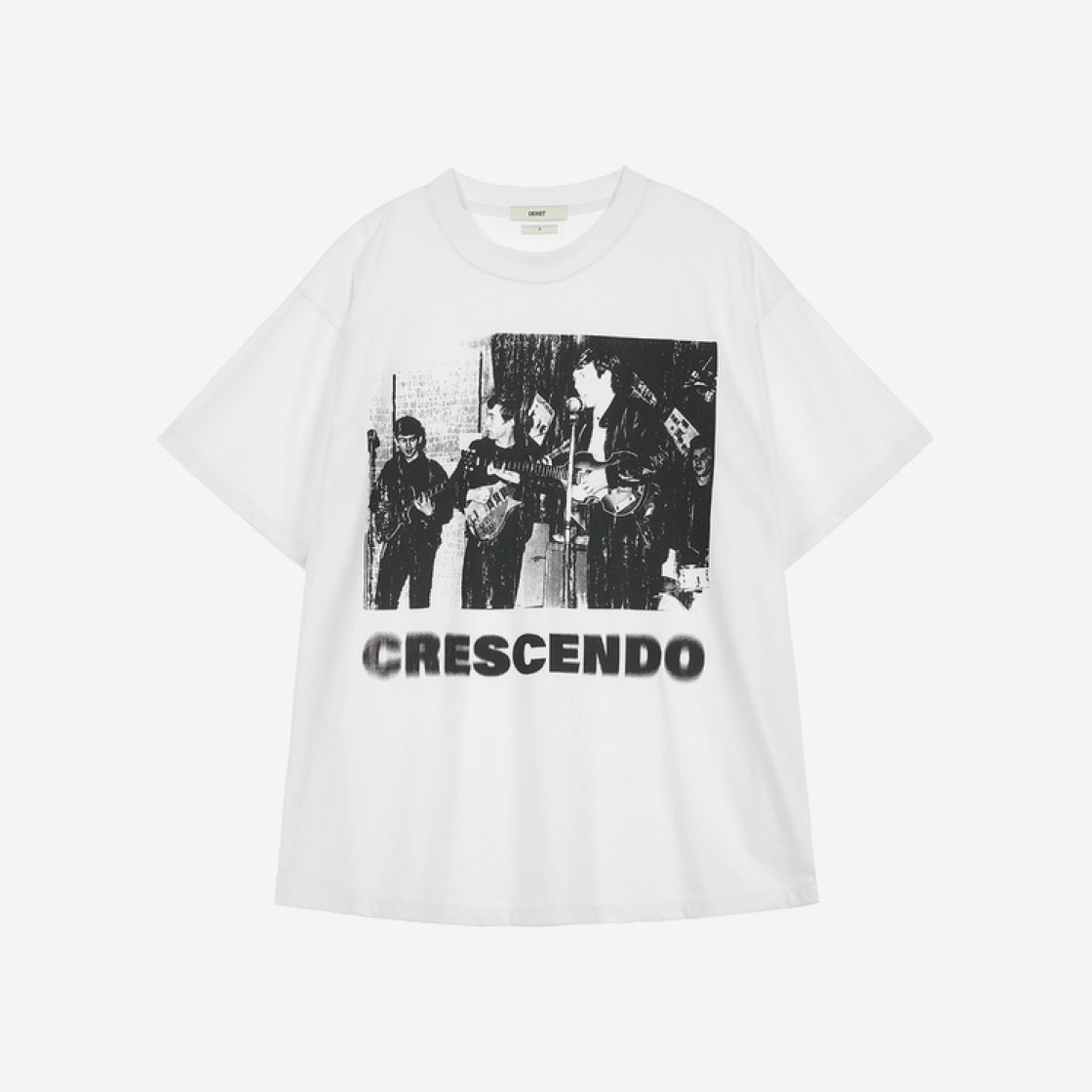 Deinet Crescendo Graphics T-Shirt in White 상세 이미지 1