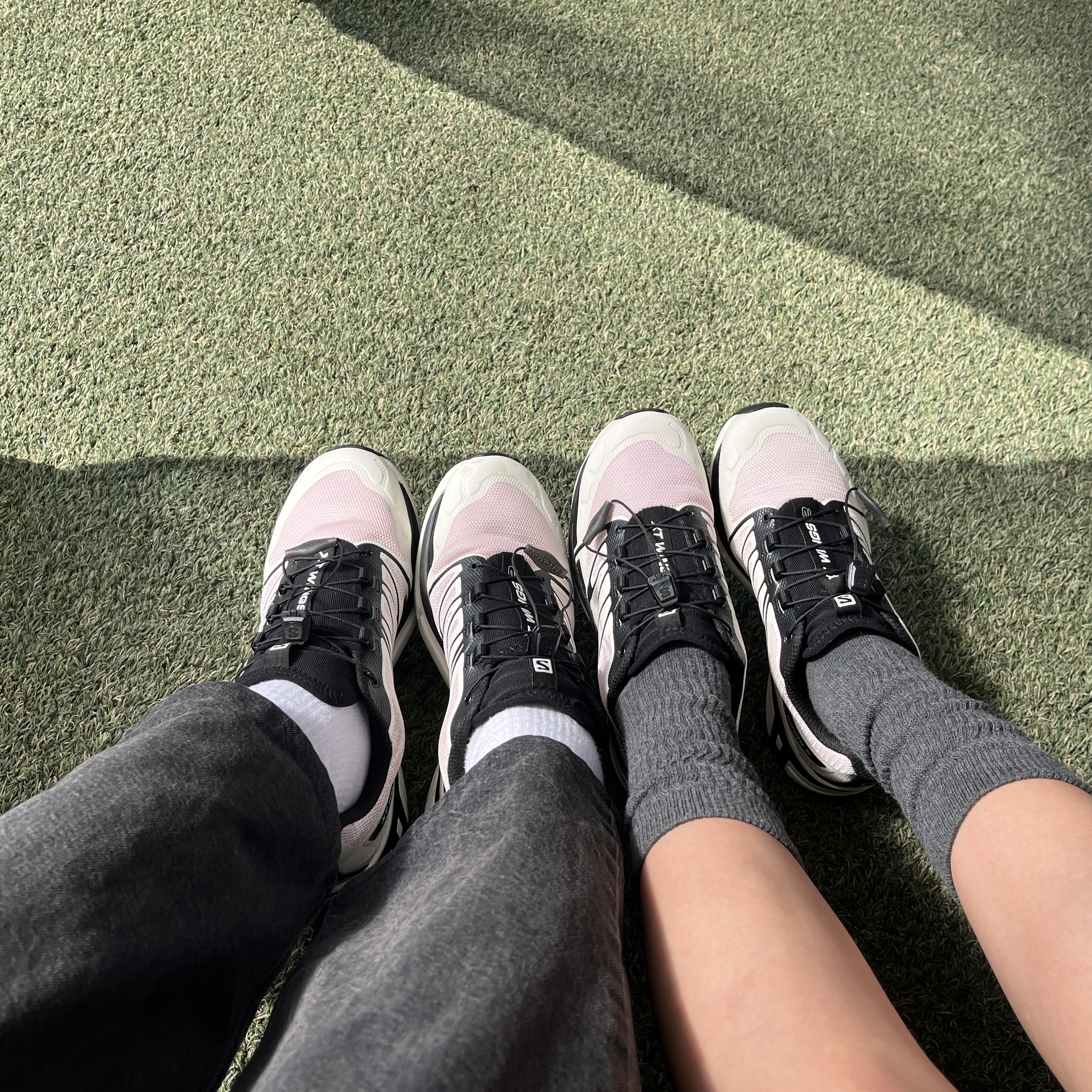 Salomon XT-Wings 2 Cradle Pink 착용 스타일